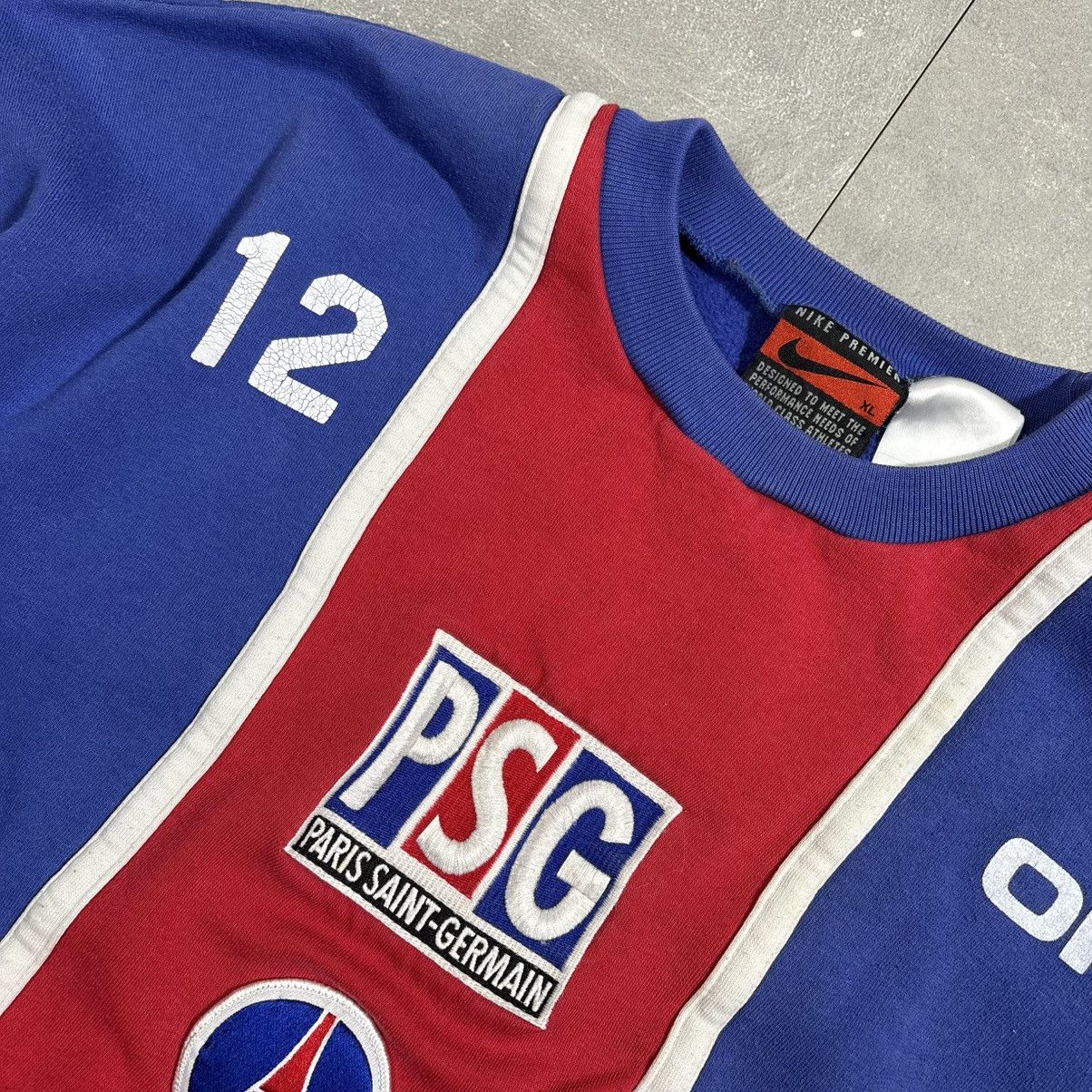 Nike 90s nike PSG player issued sweater Size US L / EU 52-54 / 3 - 3 Thumbnail