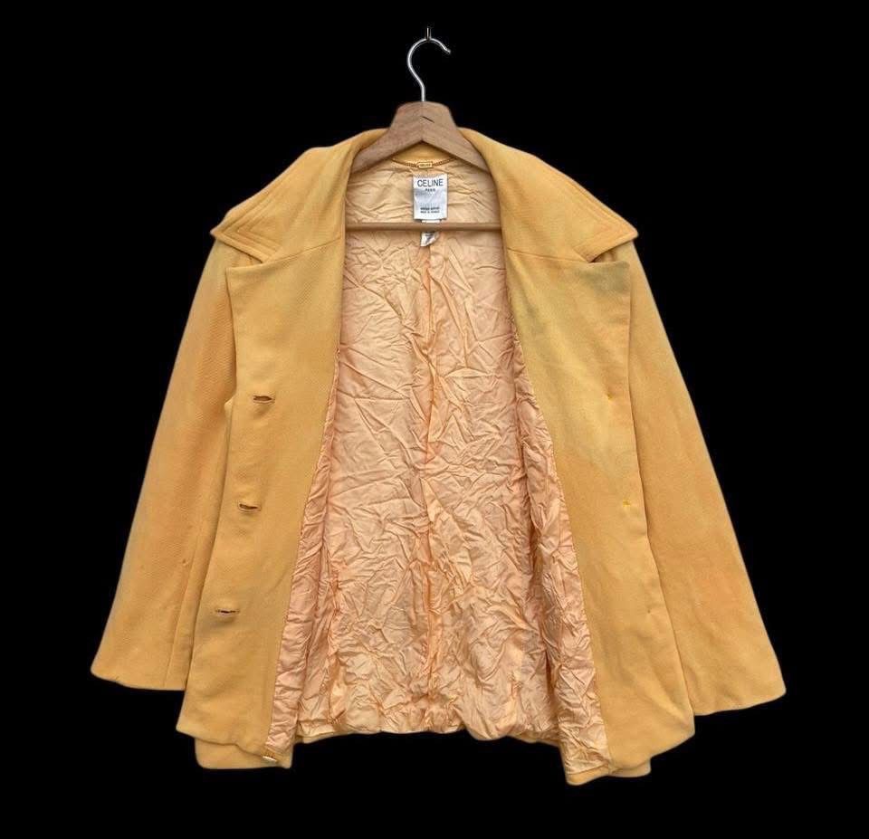 Celine RARE🔥 Celine Wool Jacket Button Closure 100% Silk Jacket Size US M / EU 48-50 / 2 - 4 Thumbnail