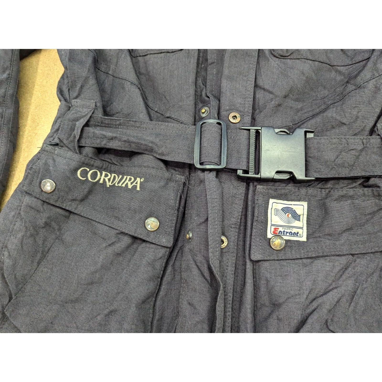 Belstaff VINTAGE Belstaff Motorcycle Jacket Mens M Black Waterproof Cordura Entrant Jacket Size US M / EU 48-50 / 2 - 5 Thumbnail