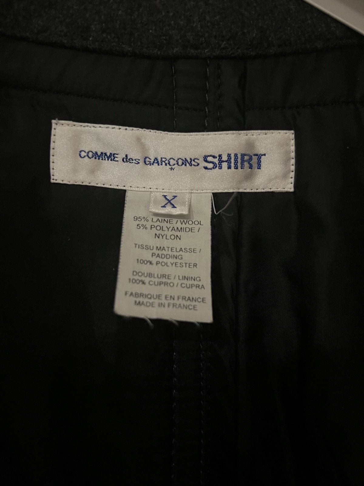 Comme des Garcons SHIRT AW07 Comme des Garcons SHIRT coat Size US L / EU 52-54 / 3 - 3 Thumbnail