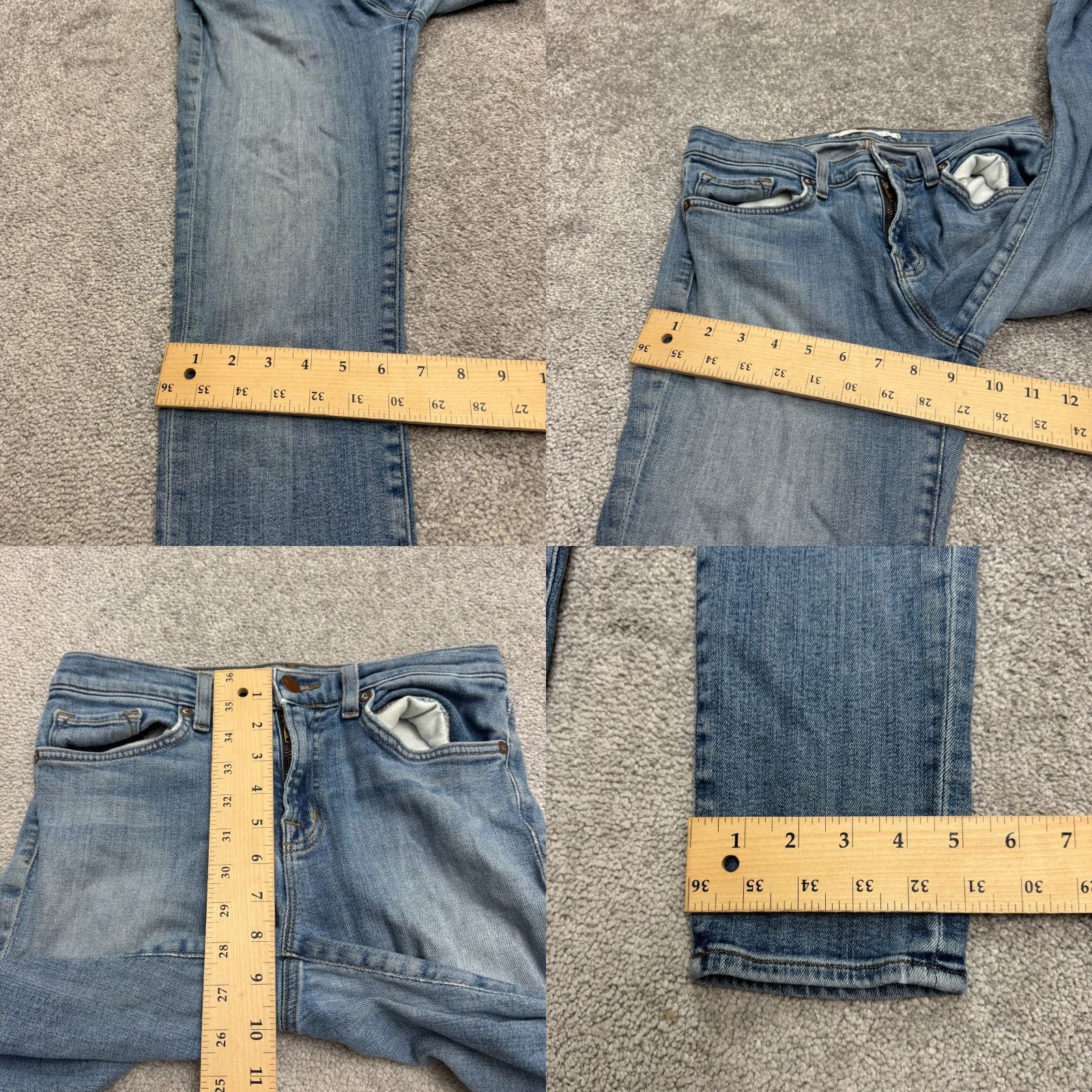 J Brand J Brand Jeans Skinny Leg Coastal Denim Jeans Blue Mid Rise 28 Women's 29 Inseam 26 Waist Stretch City Streetwear Modern Size 28" / US 6 / IT 42 - 9 Thumbnail