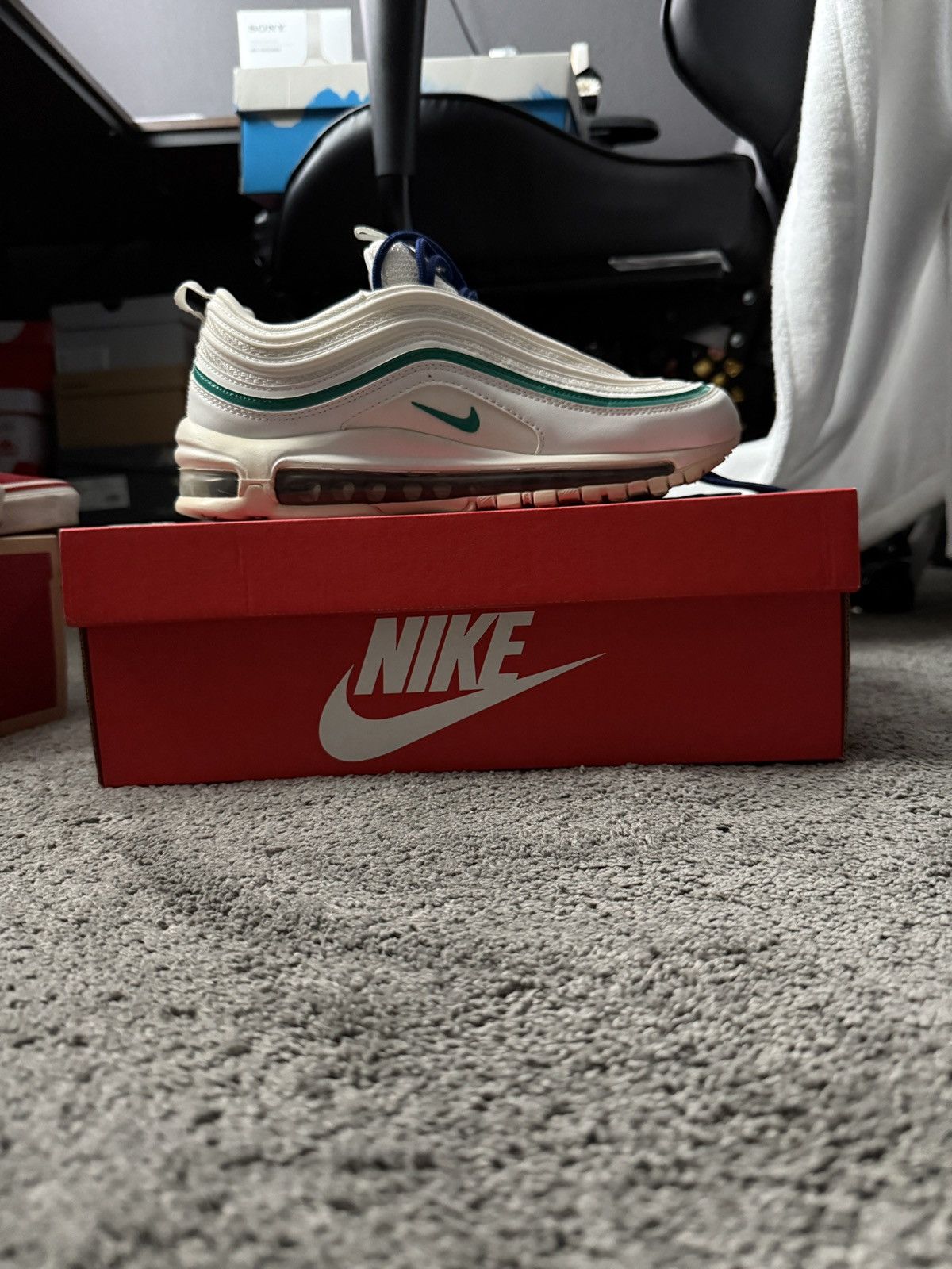 Nike Air max 97 Seahawks Size US 9.5 / IT 39.5 - 2 Thumbnail