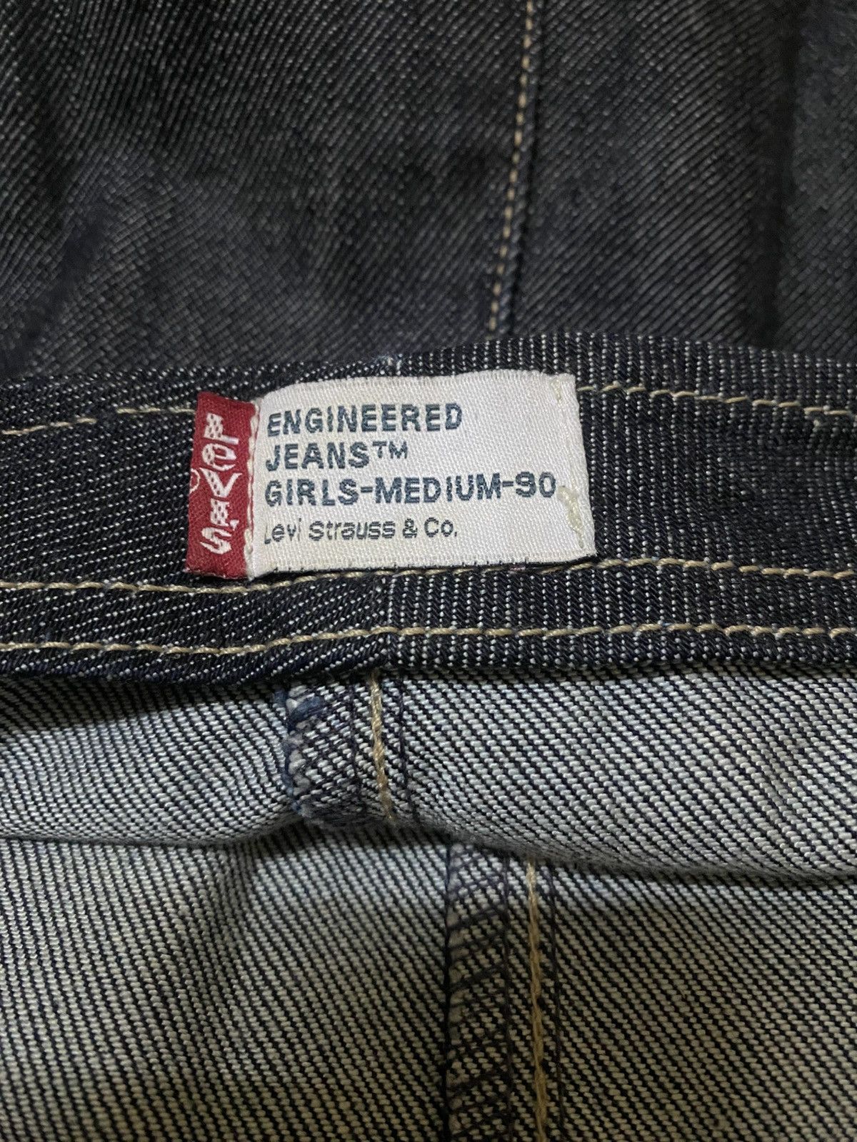Levi's Levi’s Engineered Blue Denim Midi Skirt Size 32" / US 10 / IT 46 - 8 Thumbnail