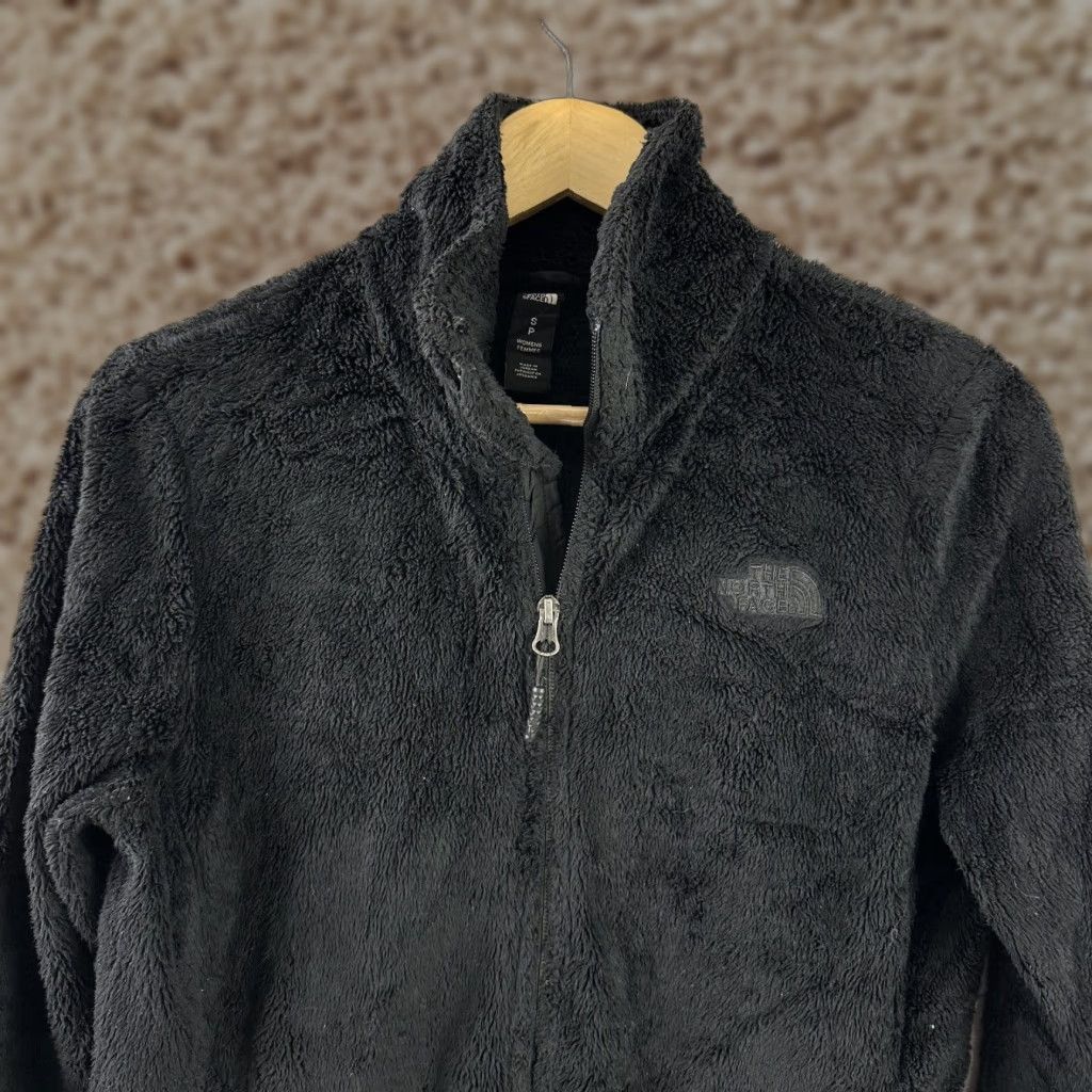 The North Face Womens Jacket Black Full Zip Fleece Small Outdoor Hiking Shirt Womens Jacket Black Small Outdoor Hiking The North Face