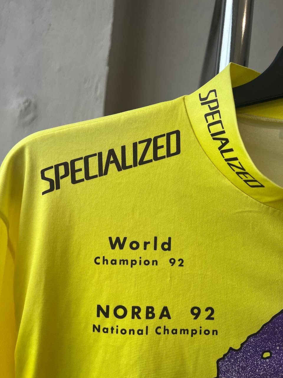 Vintage 1992 WORLD CHAMPION NORBA SPECIALIZED RARE CYCLING JACKET XL Size US XL / EU 56 / 4 - 4 Thumbnail