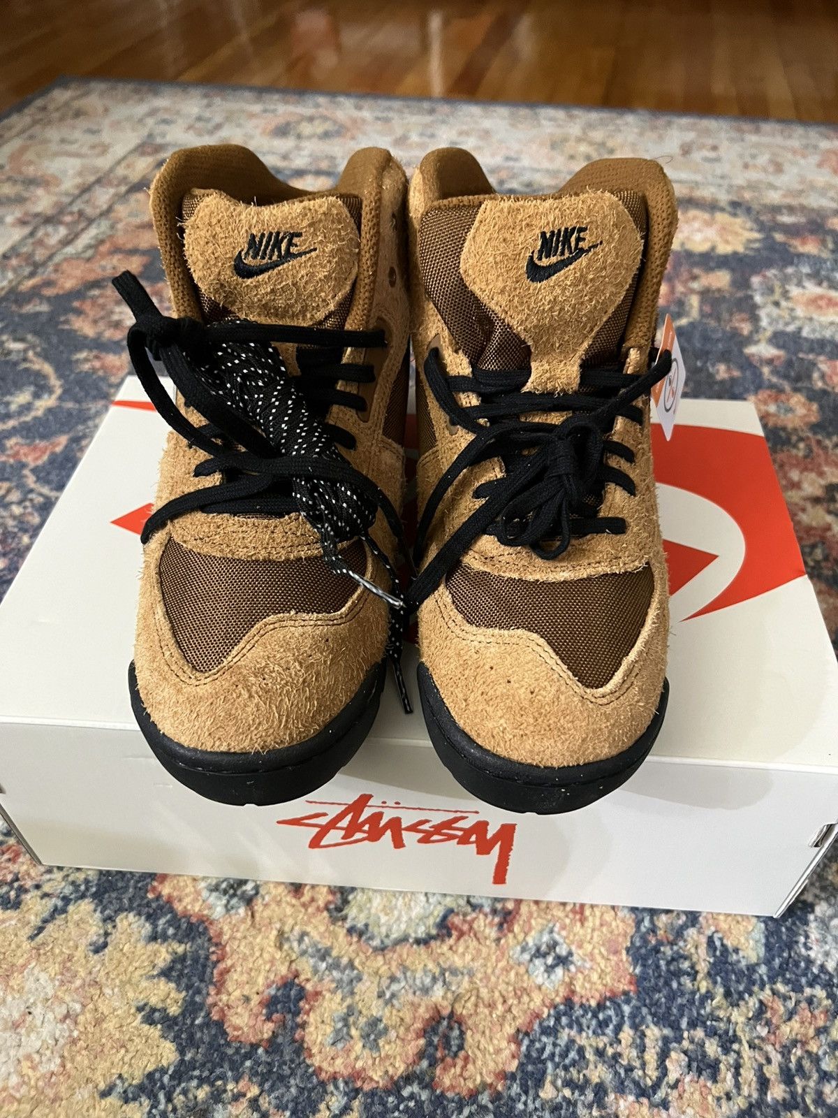 Nike × Stussy Stussy x Nike Air Baltoro Light British Tan Size US 8 / EU 41 - 1 Thumbnail