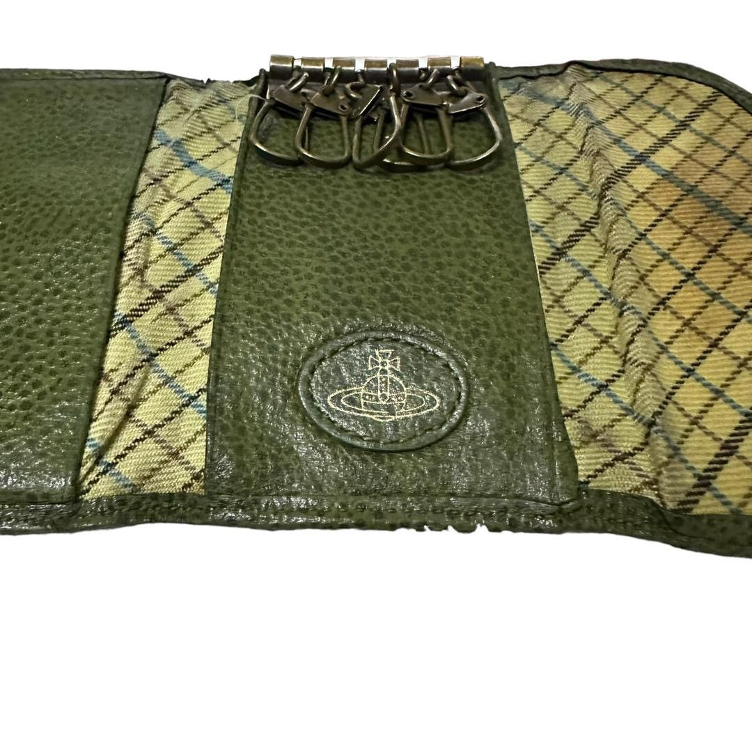 Leather Vivienne Westwood Green Leather Key Holder Bag Size ONE SIZE - 8 Thumbnail