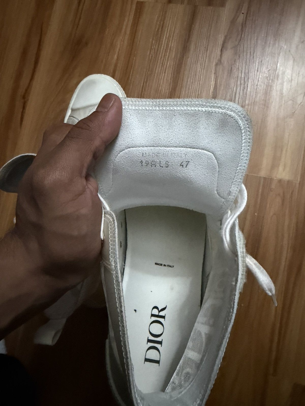 Dior Dior B23 ‘White Raised Oblique’ Size US 14 / EU 47 - 5 Thumbnail