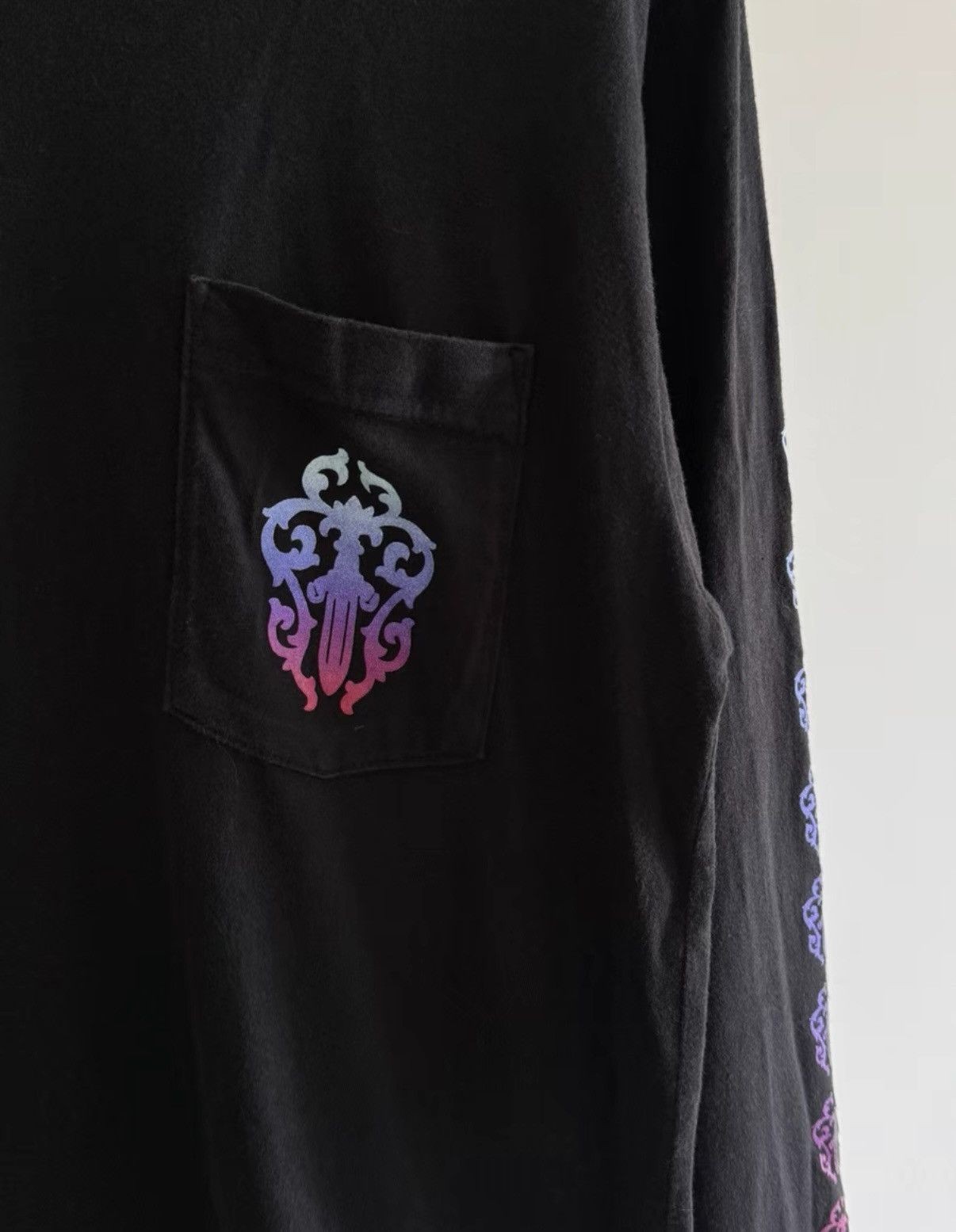 Chrome Hearts Chrome Hearts Color Gradient Sword Long Sleeve Tee Size US M / EU 48-50 / 2 - 3 Thumbnail