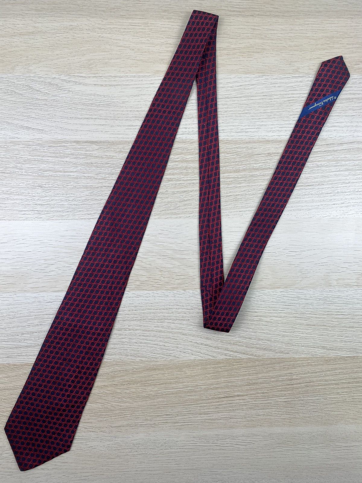 Salvatore Ferragamo Salvatore Ferragamo Silk Tie T54 Size ONE SIZE - 2 Thumbnail