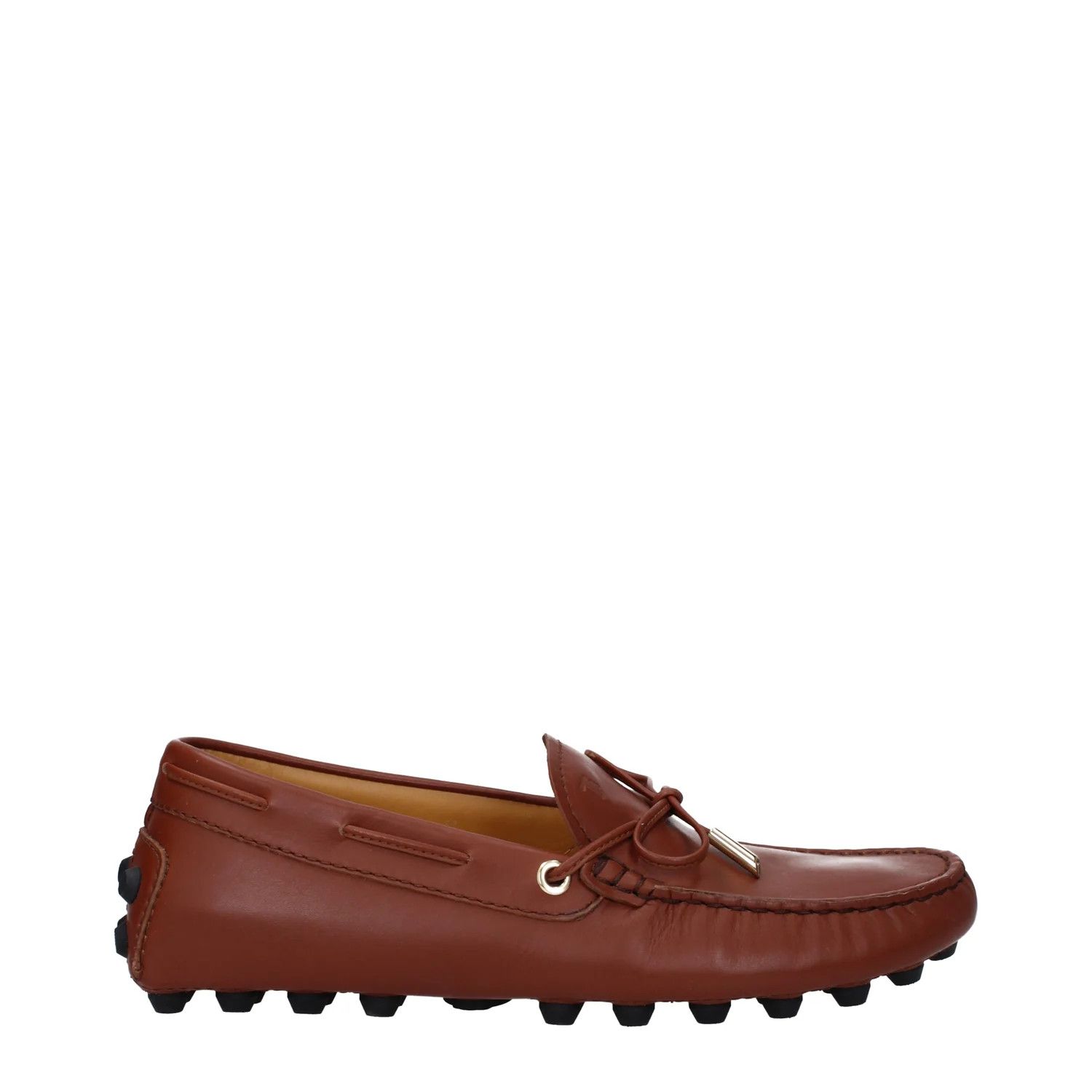 ob1o1e1224 Leather Loafers in Brown