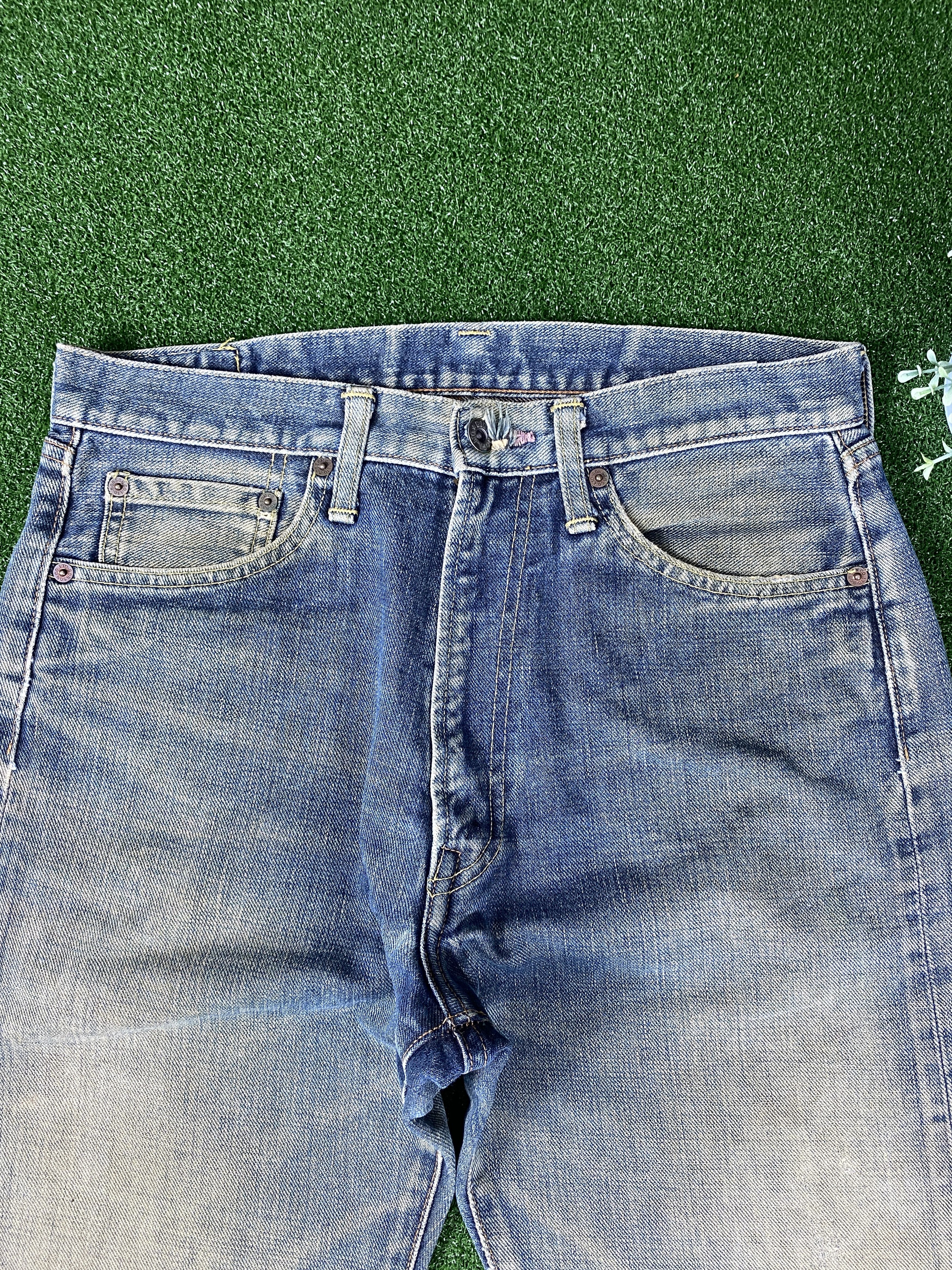 Vintage Vintage Bobson Distressed Faded Blue Jeans CP0076 Size US 30 / EU 46 - 2 Thumbnail