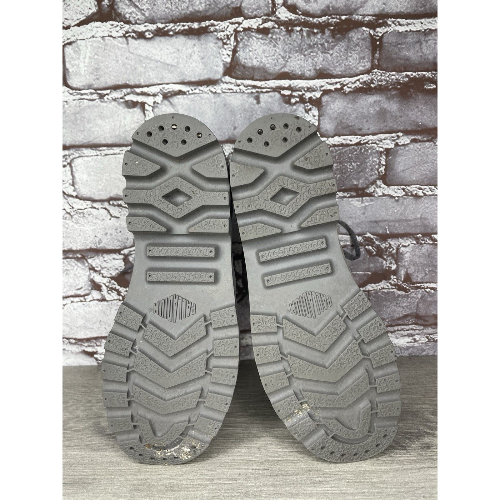 Palladium Palladium Pampa Gray Leather Lace Up Lined Combat Boots Wome Size US 7.5 / IT 37.5 - 24 Thumbnail