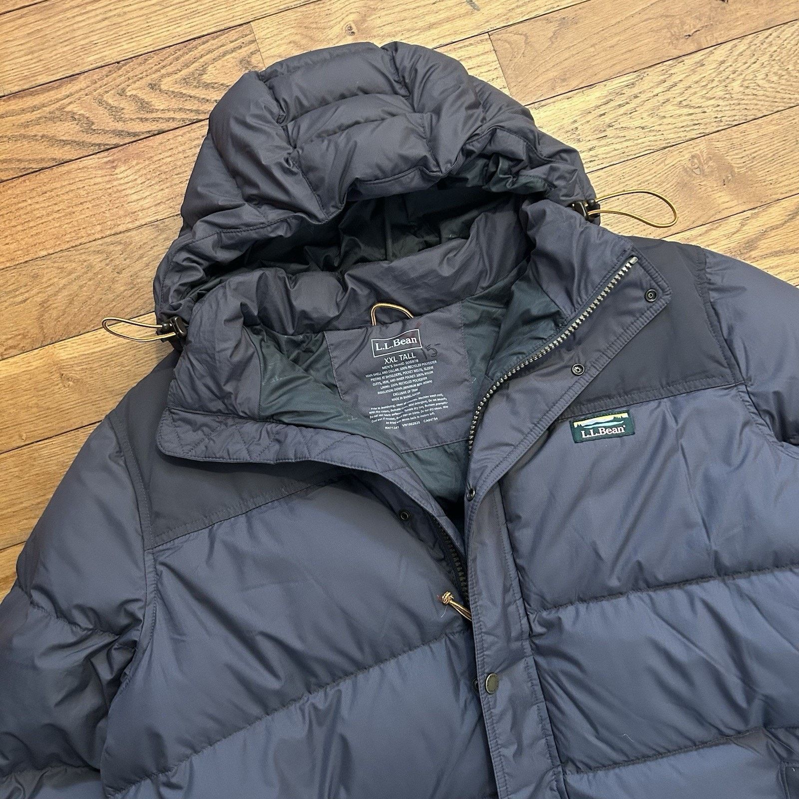 L.L. Bean Mountain Classic Down Puffer Parka Downtek Jacket 2XL Tall Size US XXL / EU 58 / 5 - 2 Thumbnail