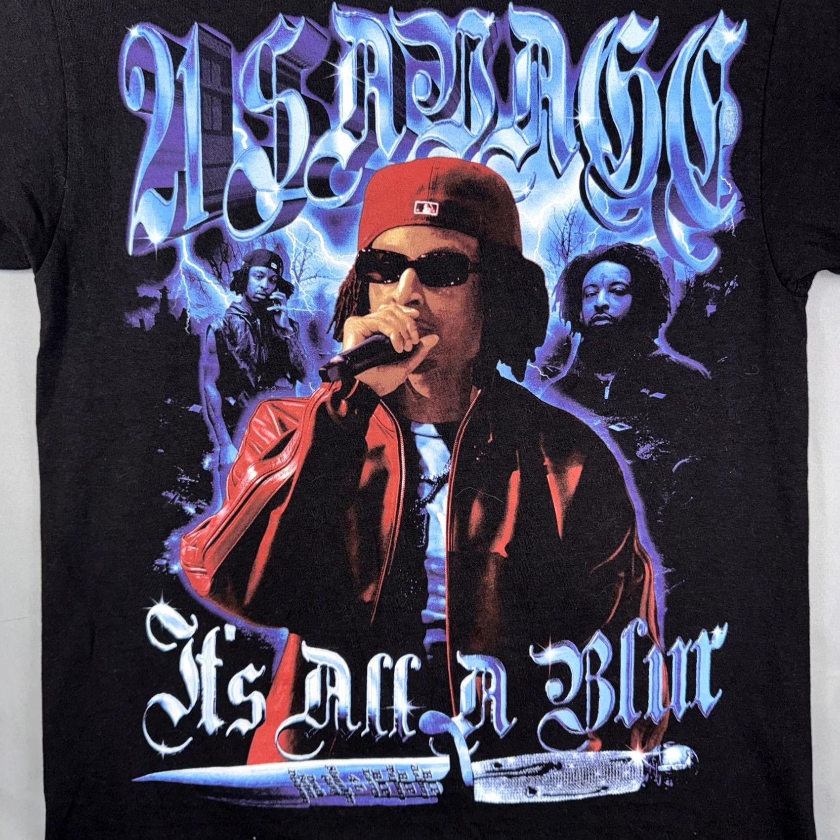 Vintage VINTAGE 21 Savage Shirt Mens Medium Black It's All A Blur Tour Graphic Tee Hip Hop Size US M / EU 48-50 / 2 - 4 Thumbnail
