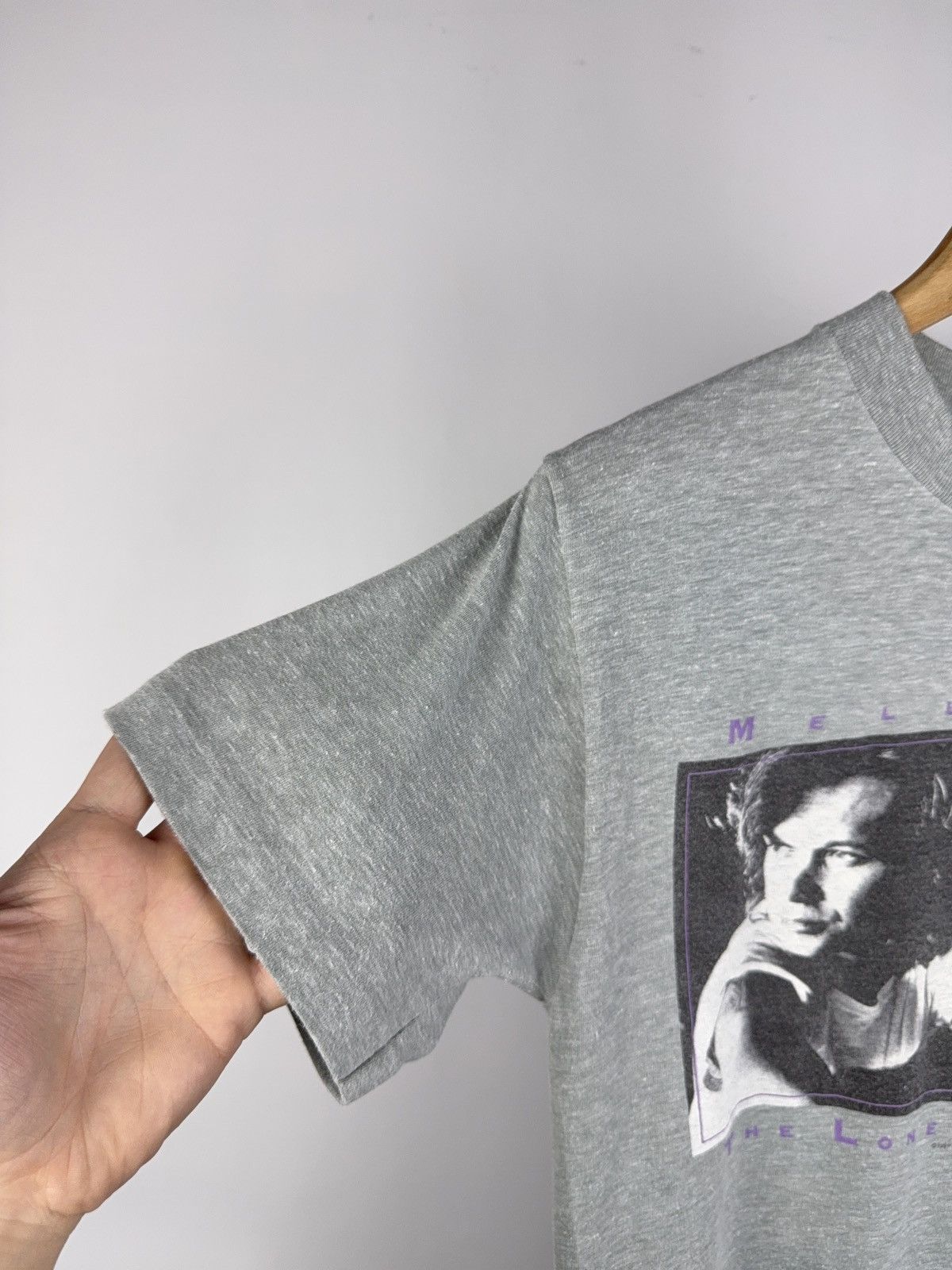 Band Tees × Vintage 1987 Mellencamp Lonesome Jubilee Tour Gray Tee Shirt Size US M / EU 48-50 / 2 - 5 Thumbnail
