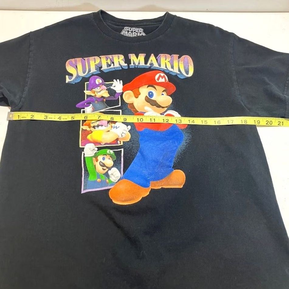Nintendo Nintendo Super Mario Bros. Character Graphic T-Shirt Men M Black Retro Cartoon Size US M / EU 48-50 / 2 - 5 Thumbnail
