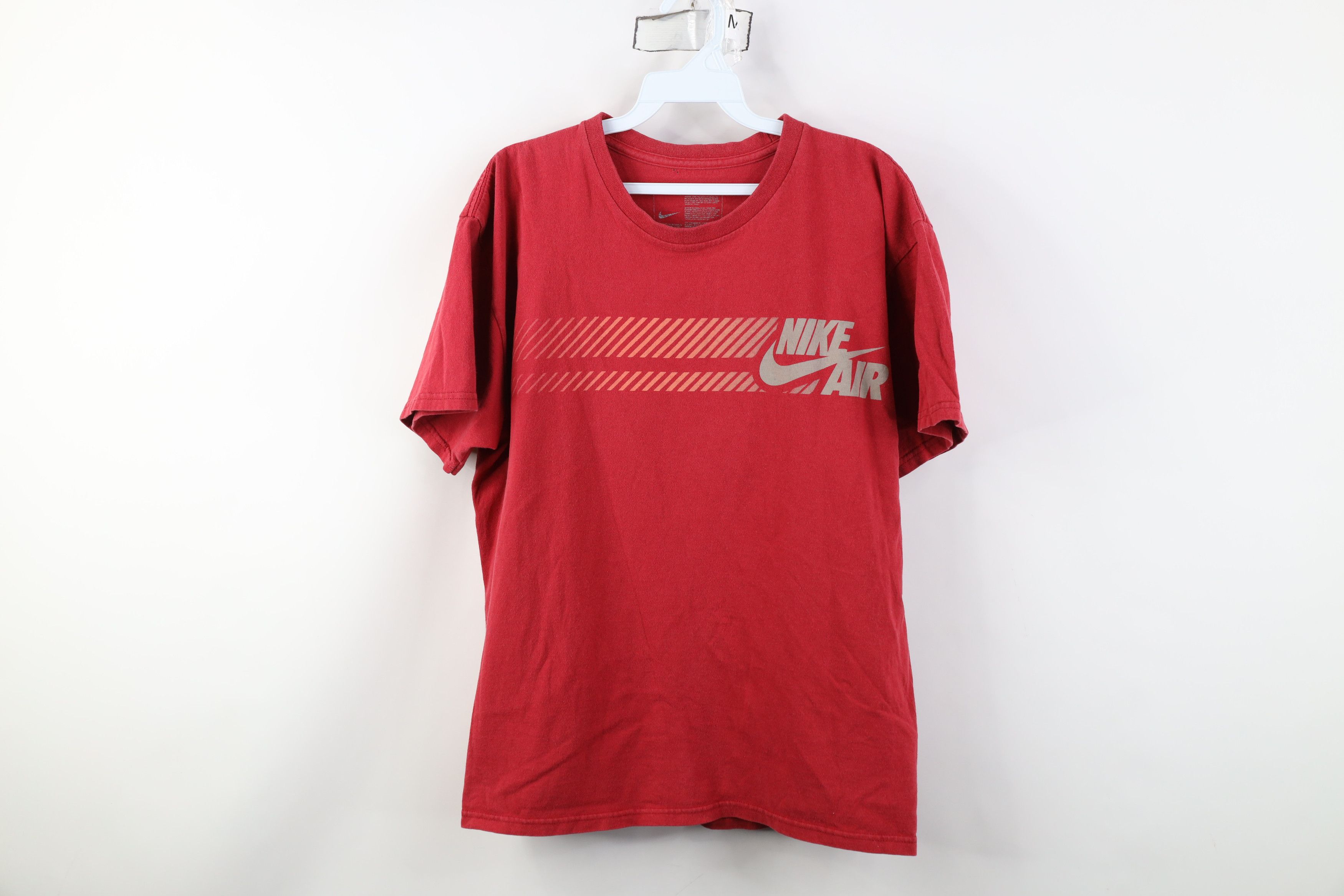 Nike Vintage Y2K Nike Travis Scott Big Swoosh Air T-Shirt Red Size US M / EU 48-50 / 2 - 1 Thumbnail