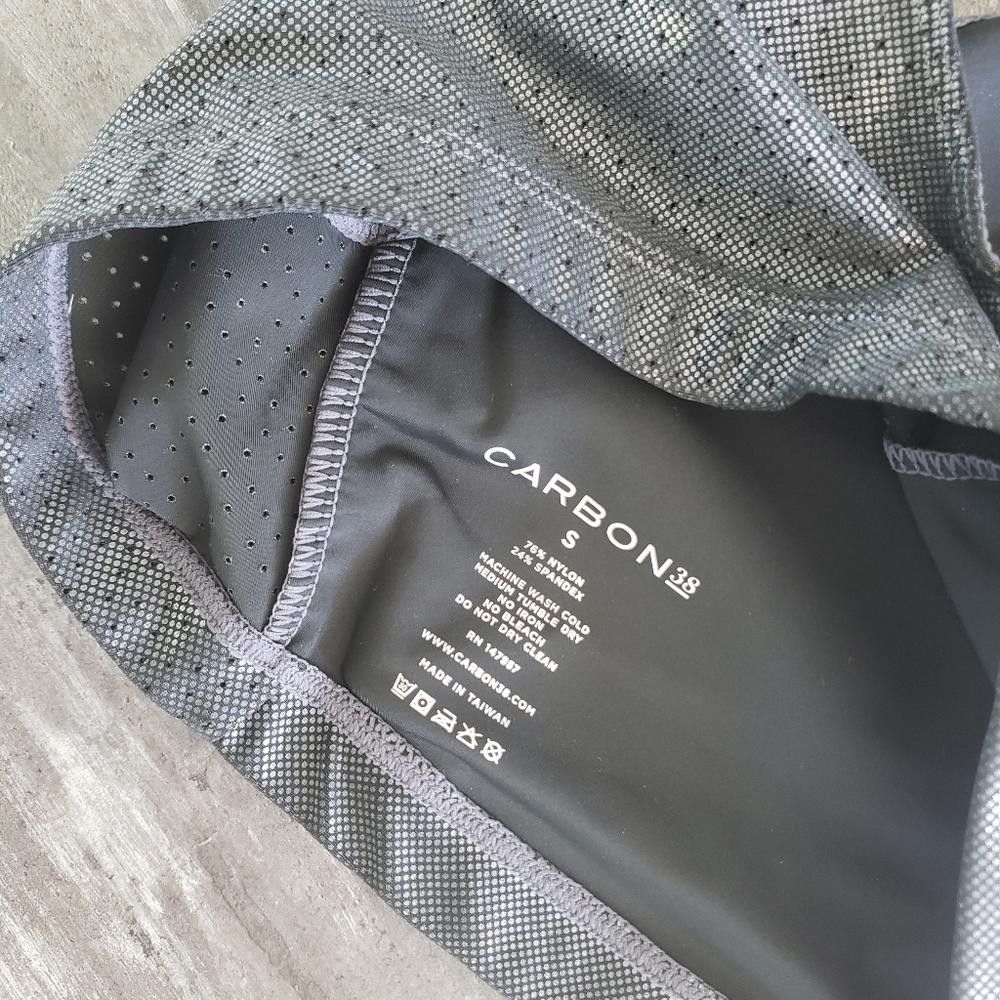 Carbon Galactic | Carbon38 | High Neck Longline Sport Bra Size ONE SIZE - 7 Thumbnail