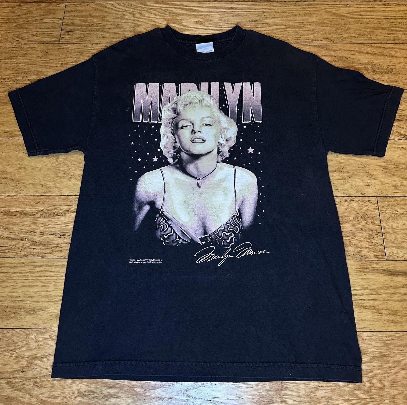 Designer Vintage Marilyn Monroe Marlin Tease Shirt Rare TShirt Size L Size US L / EU 52-54 / 3 - 1 Thumbnail