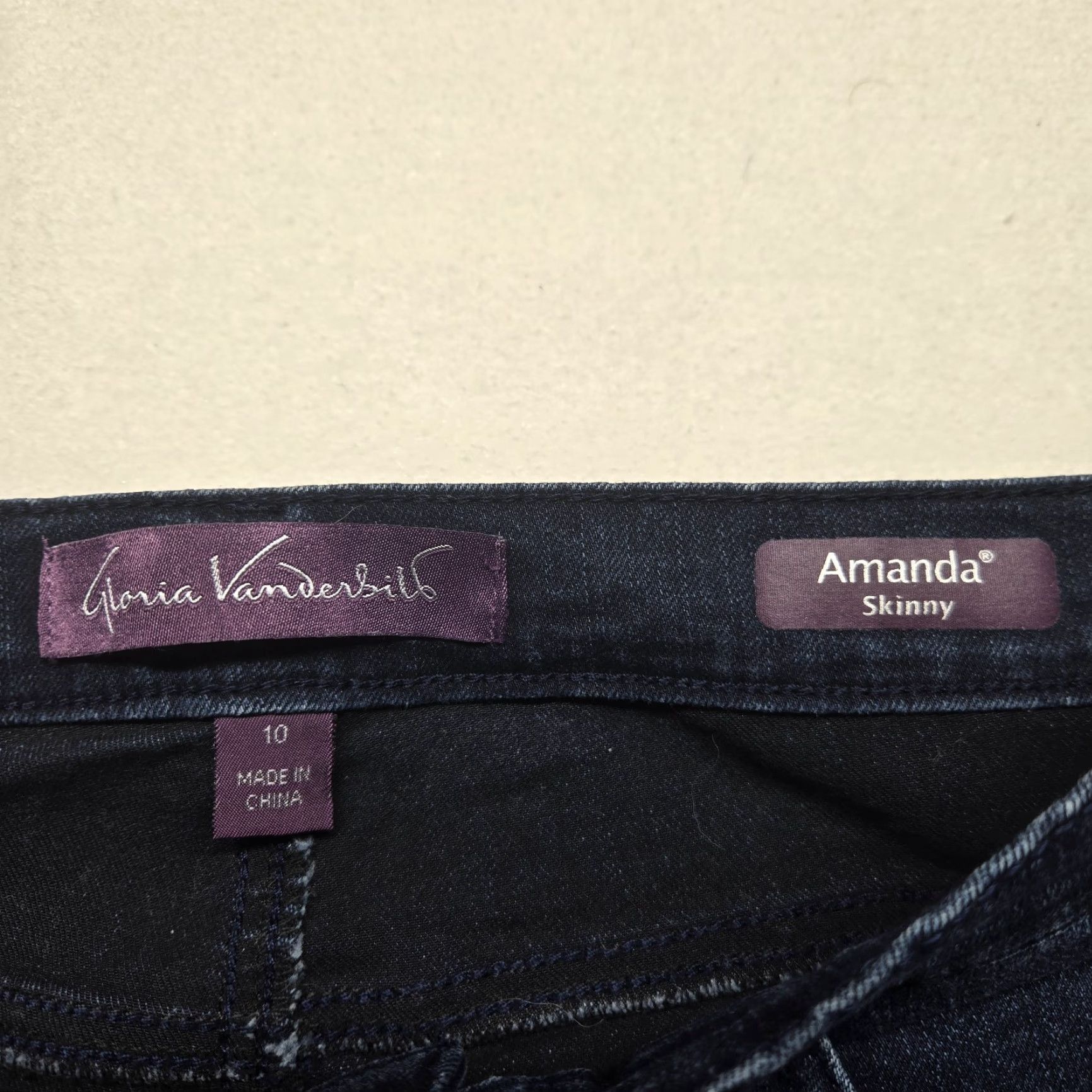 Merona VINTAGE Merona Women's Skinny Jeans Pants Adult Size 10 Blue Cotton Spandex Modern Denim Size 32" / US 10 / IT 46 - 3 Thumbnail