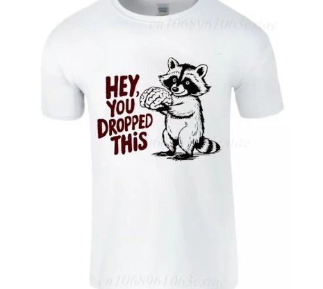Japanese Brand × Vintage Raccoon t-shirt black funny Size US L / EU 52-54 / 3 - 1 Preview