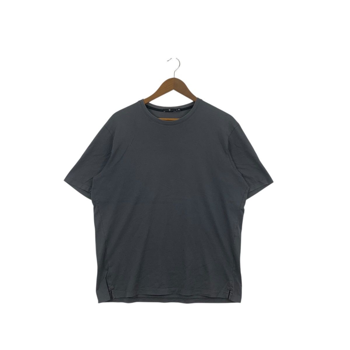 Jil Sander JIL SANDER x UNIQLO +J Collection Plain Gray Baggy Tee Shirt Size US L / EU 52-54 / 3 - 1 Thumbnail