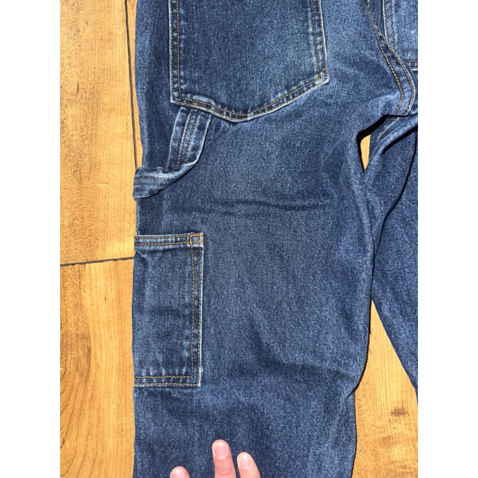 Vintage VINTAGE John Galt J.Galt Carpenter Jeans Blue 28x30 Workwear Denim Jeans Mens Regular Straight 28 30 Blue Size US 28 / EU 44 - 8 Thumbnail