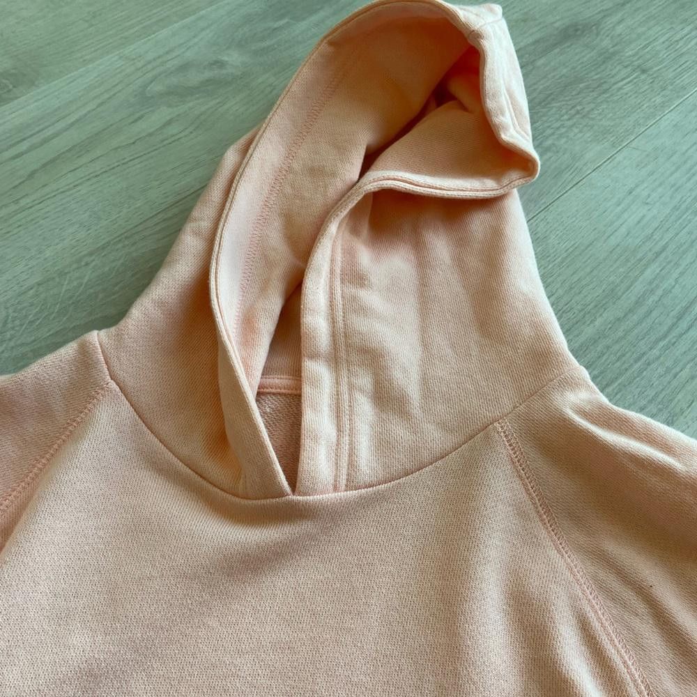 Lucky Brand Lucky Brand Light Pink Cropped French Terry Hoodie Size S / US 4 / IT 40 - 4 Thumbnail