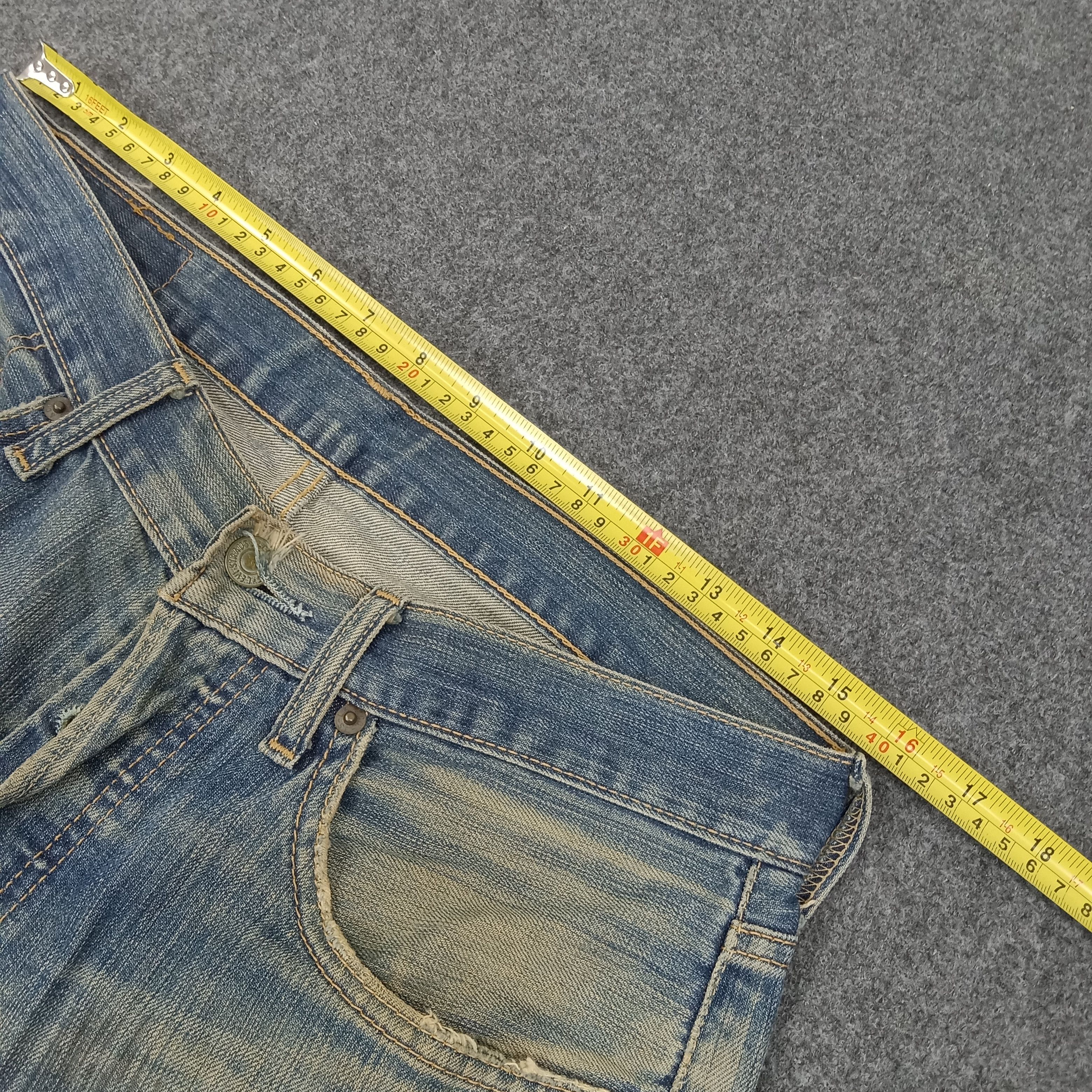 Levi's Levi's 501 Distressed Style Grunge Denim Jeans C258N22 Size US 31 - 9 Thumbnail
