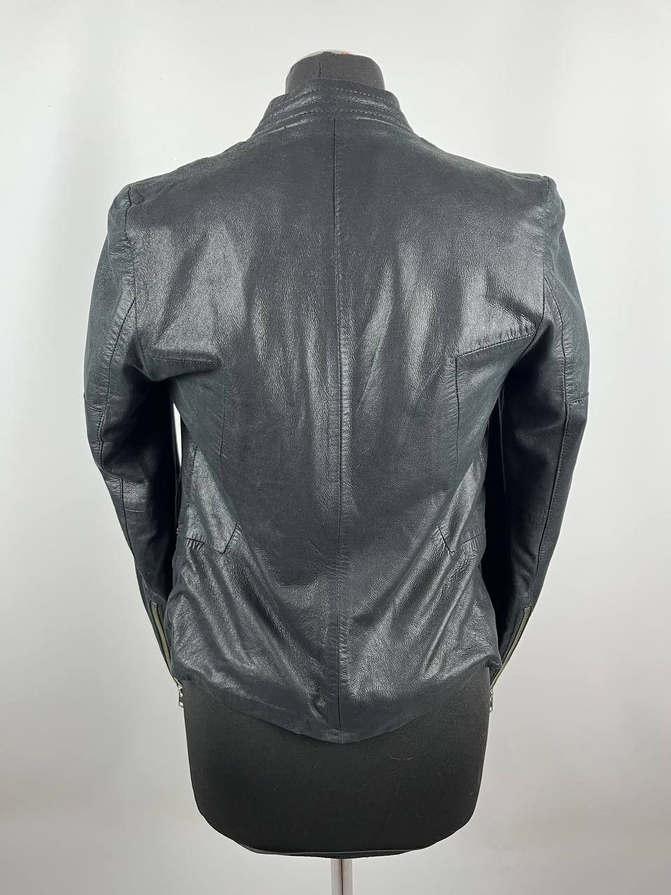 Surface To Air Rare Surface To Air x Kim Gordon Leather Biker Jacket Size XS / US 0-2 / IT 36-38 - 3 Thumbnail