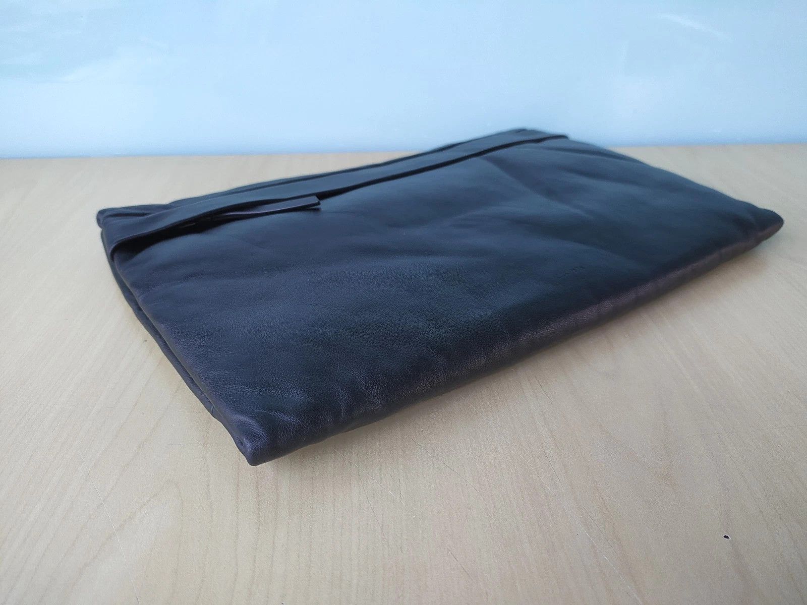 Allsaints ALLSAINTS Women's Leather AMALIA Clutch FTP - 8027 Size ONE SIZE - 6 Thumbnail