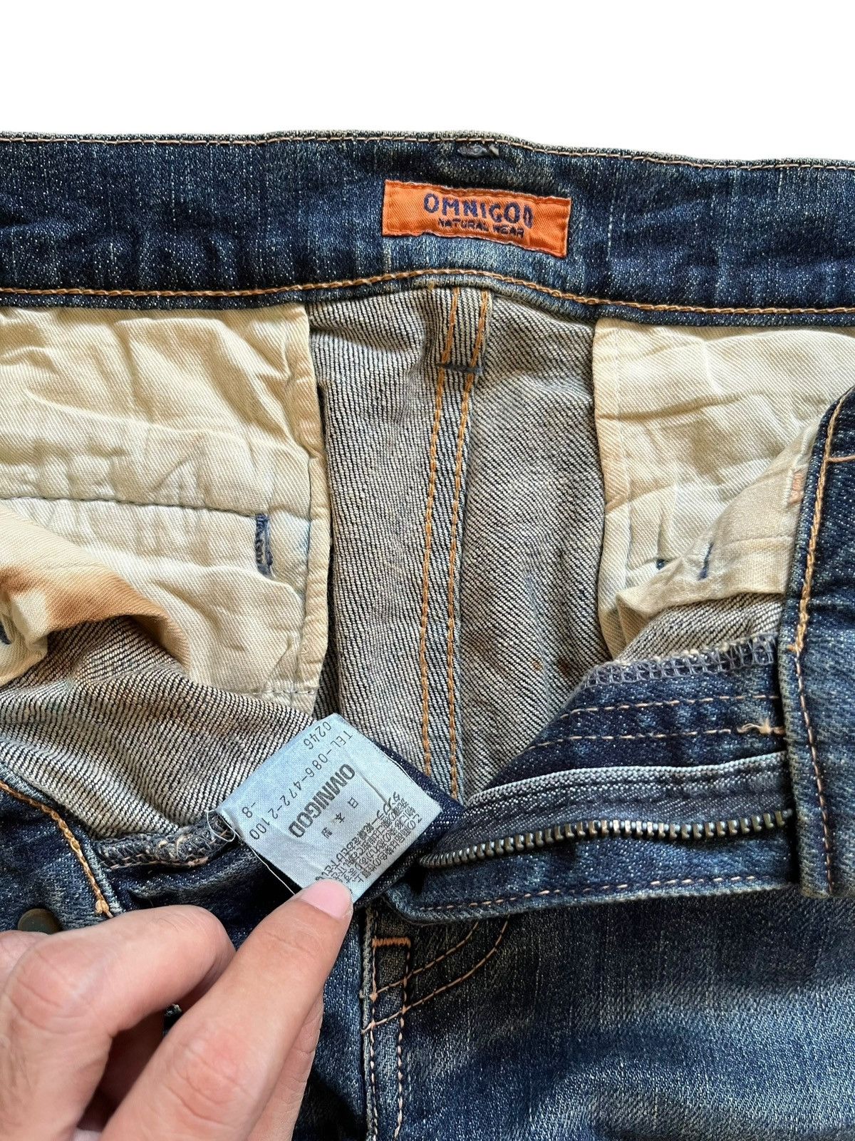 Japanese Brand × OMNIGOD × Tornado Mart Vintage Japanese Omnigod Cargo Style Mud Wash Bootcut Jeans Size US 28 / EU 44 - 11 Thumbnail