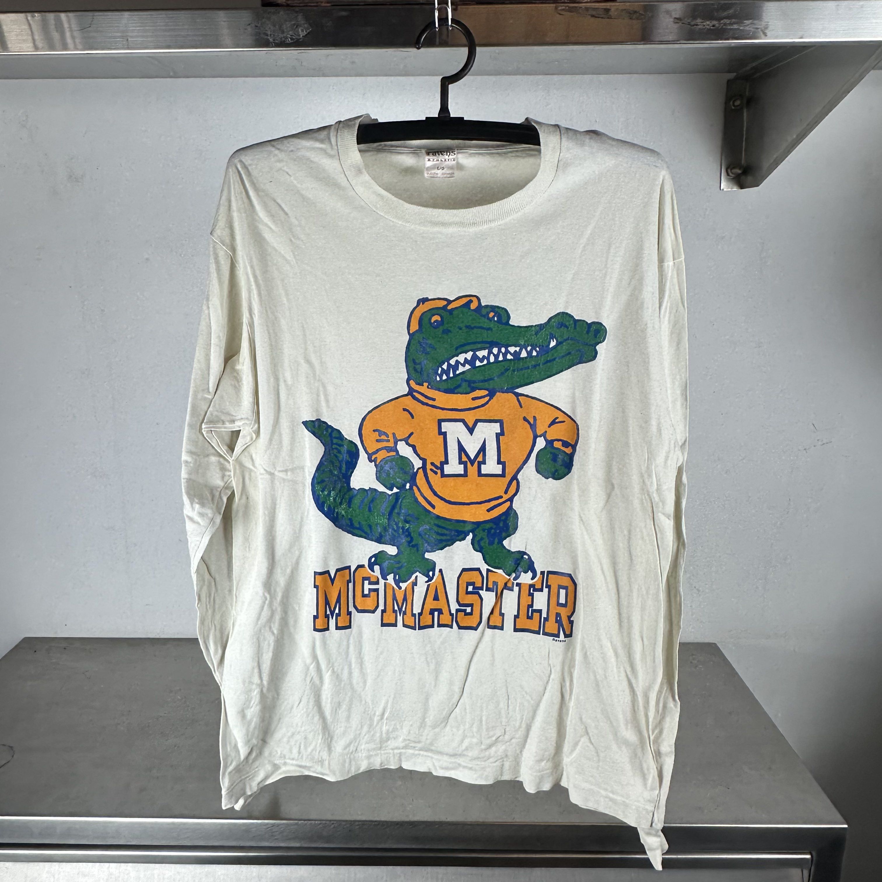 Vintage 90s McMaster University Double Sided Longsleeves T-shirt Size US L / EU 52-54 / 3 - 1 Thumbnail