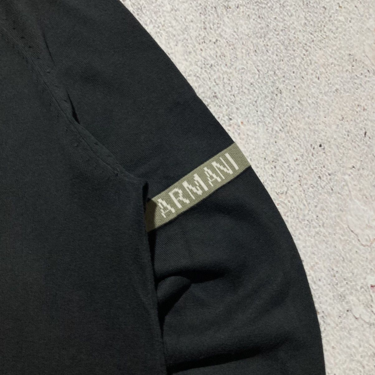 Armani Exchange Armani Exchange Logo Slevee Taped Ziphoodie Black Luxury Size US L / EU 52-54 / 3 - 13 Thumbnail