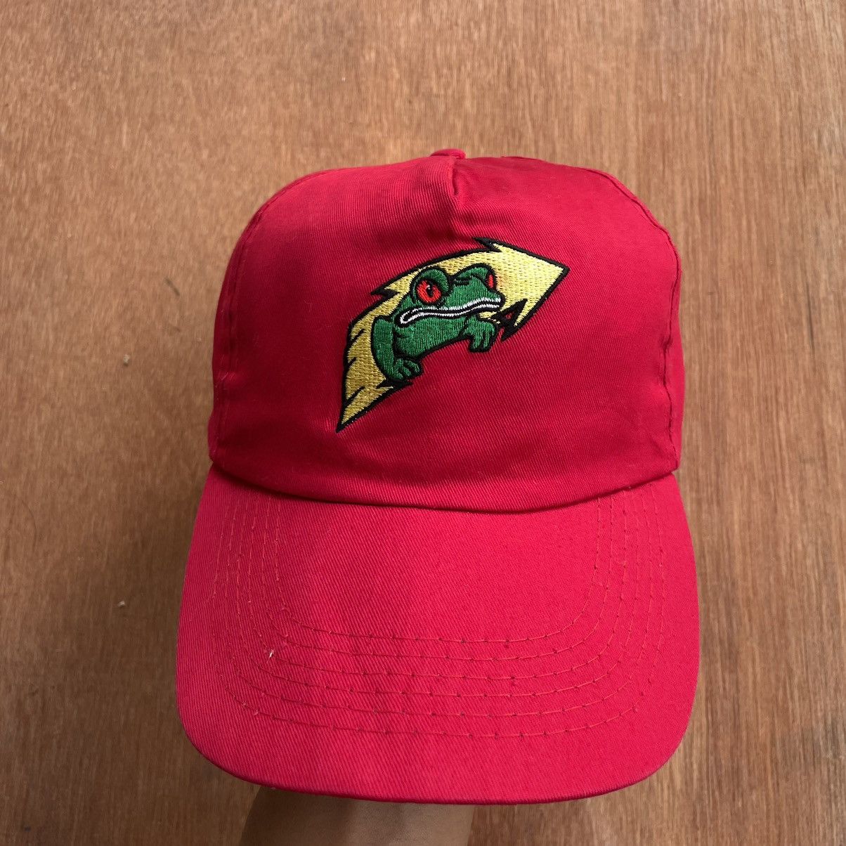 00s Frog red dad hat