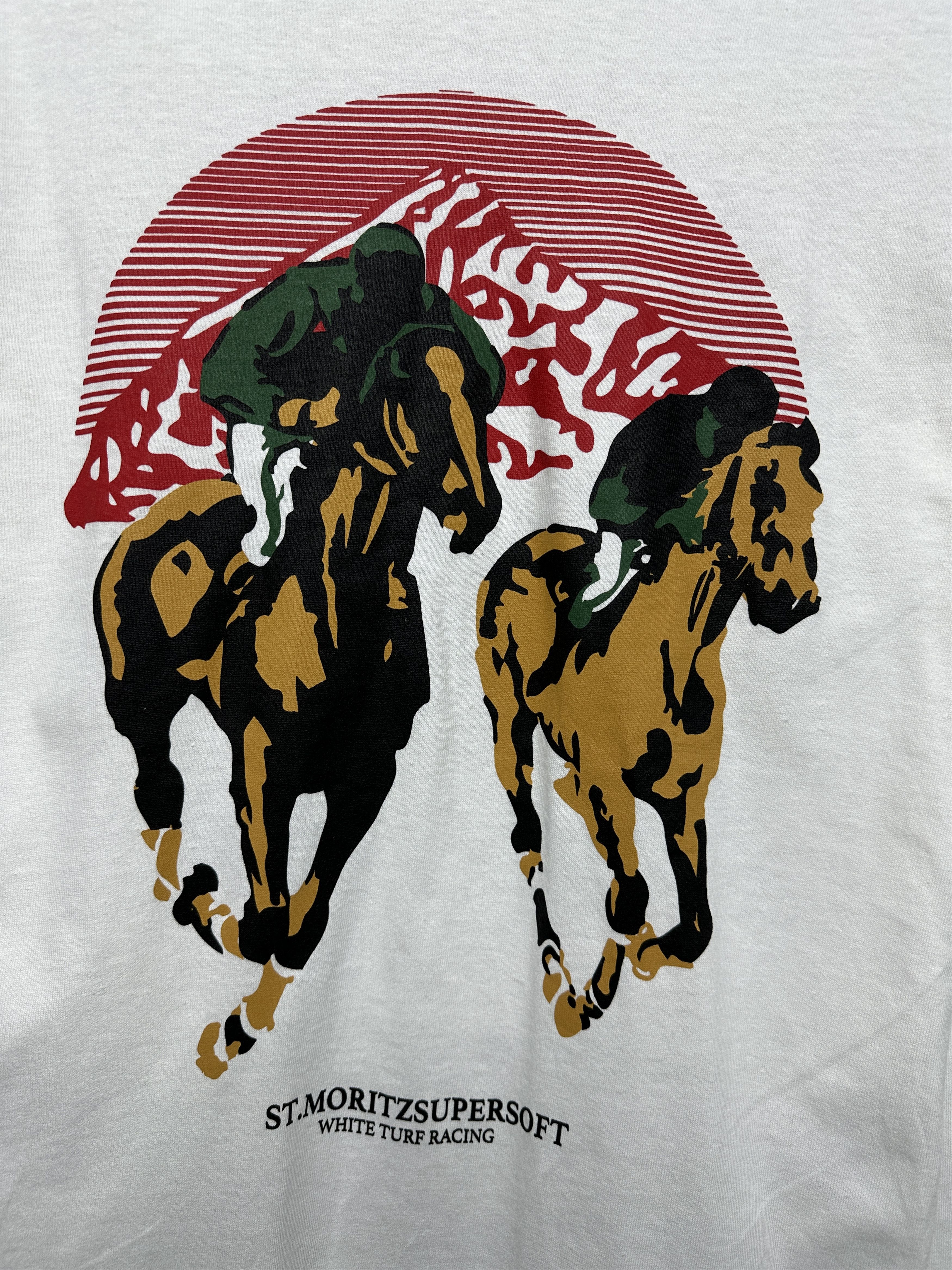 Other St. Moritz Supersoft White Turf Racing Long Sleeve T-Shirt Size US S / EU 44-46 / 1 - 3 Thumbnail