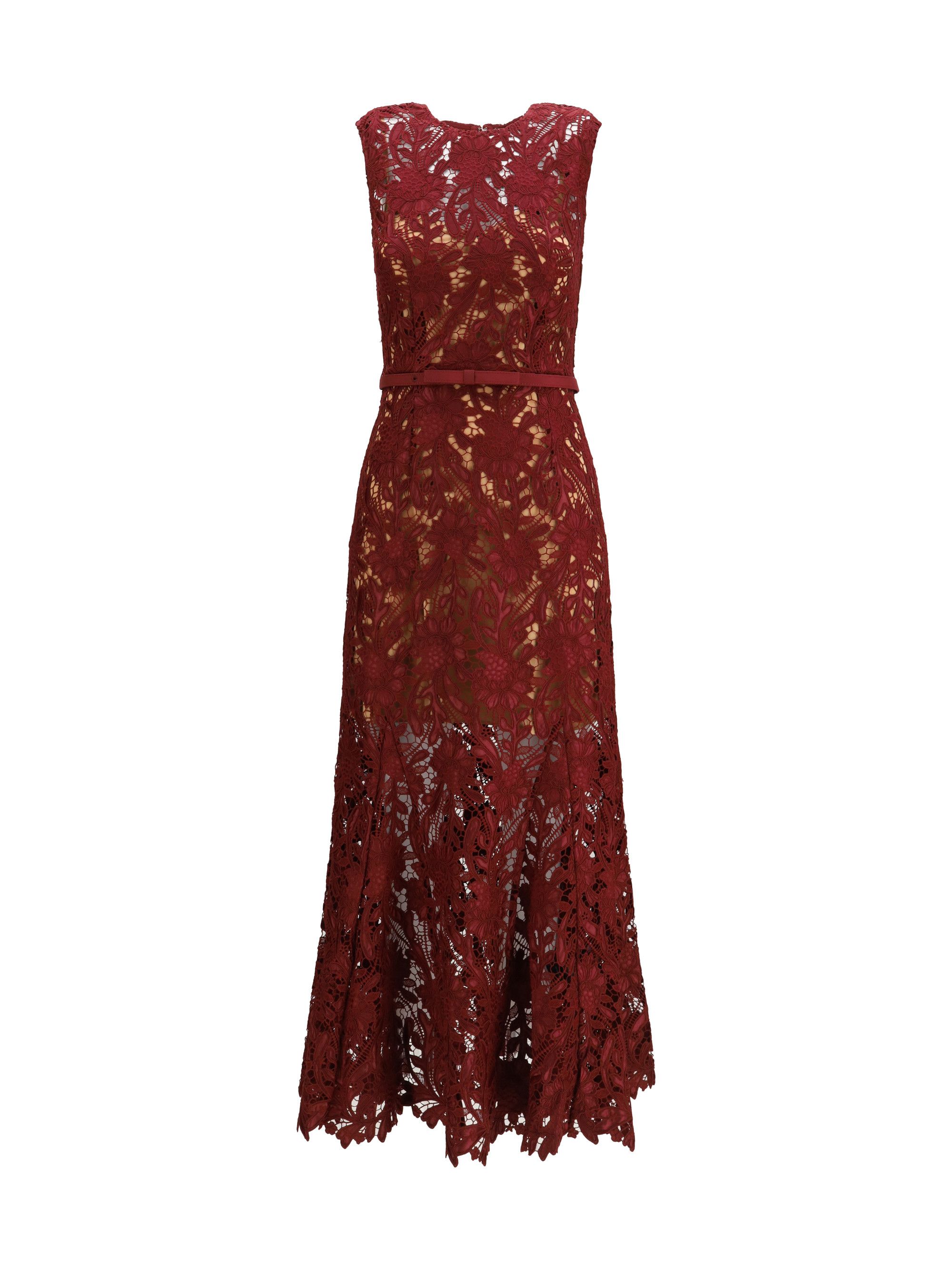 Self-Portrait Guipure lace midi Dress Size S / US 4 / IT 40 - 1 Thumbnail