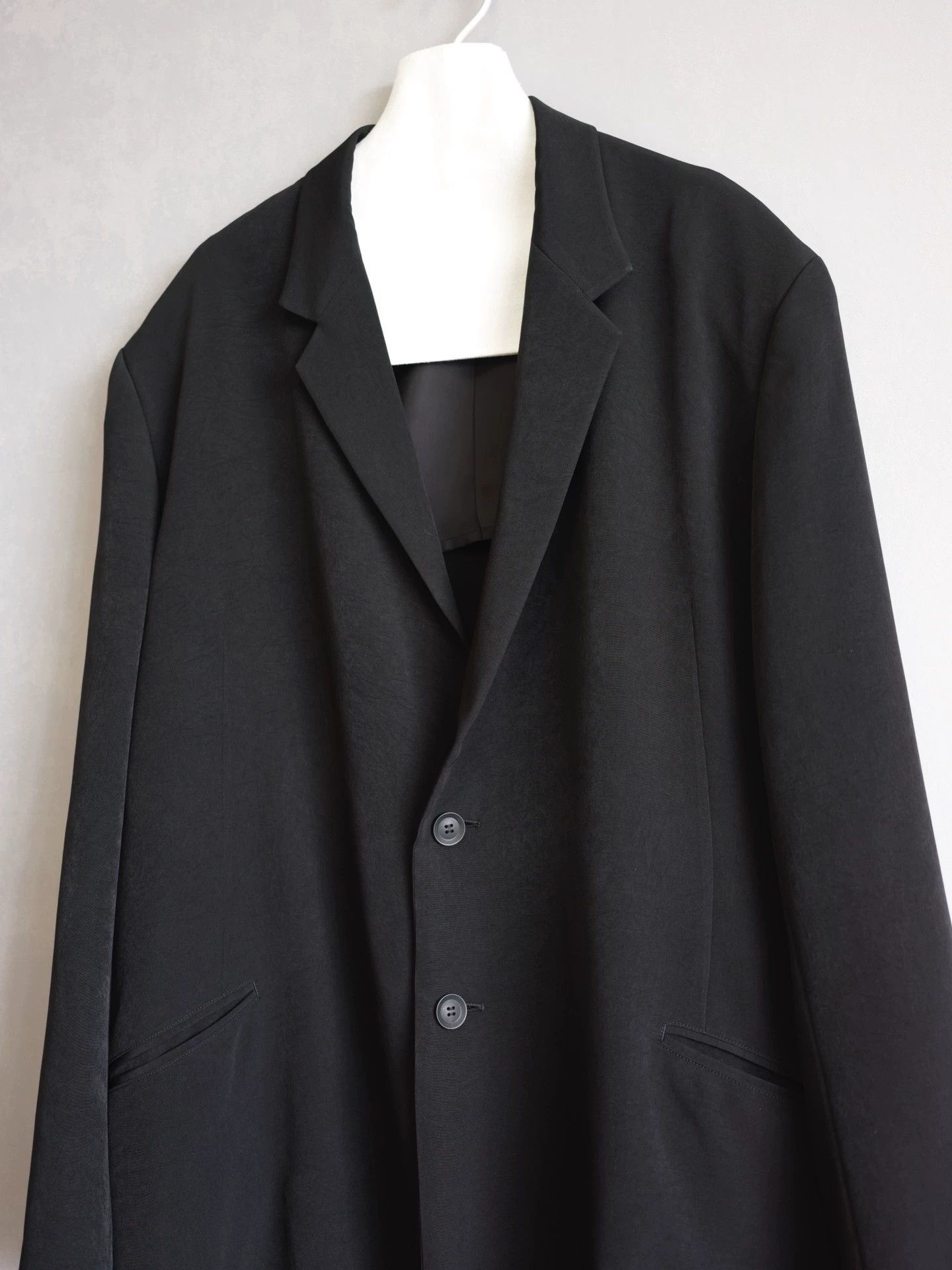 Yohji Yamamoto Yohji Yamamoto 24SS Girlfriend Triacetate Long Coat Size US XL / EU 56 / 4 - 5 Thumbnail