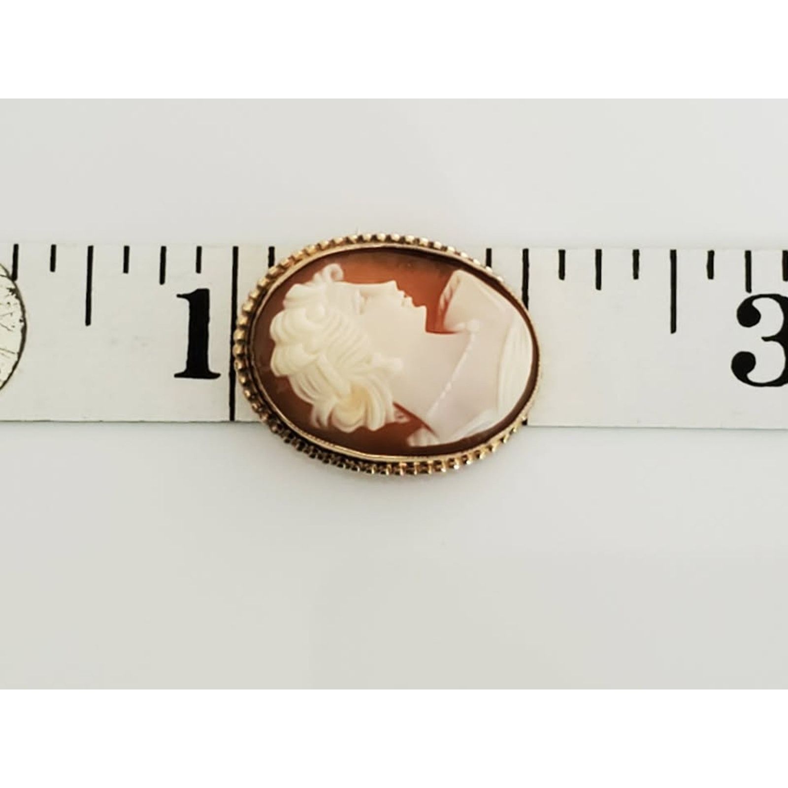 Other Vintage Victorian AMCO Gold-filled Cameo Pendant Brooch Size ONE SIZE - 6 Thumbnail