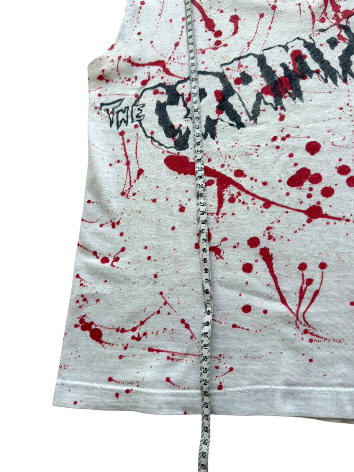 Vintage *RARE* 1980s OG PUNK THE CRAMPS ROCK BLOOD STAINED TEE Size US L / EU 52-54 / 3 - 12 Thumbnail