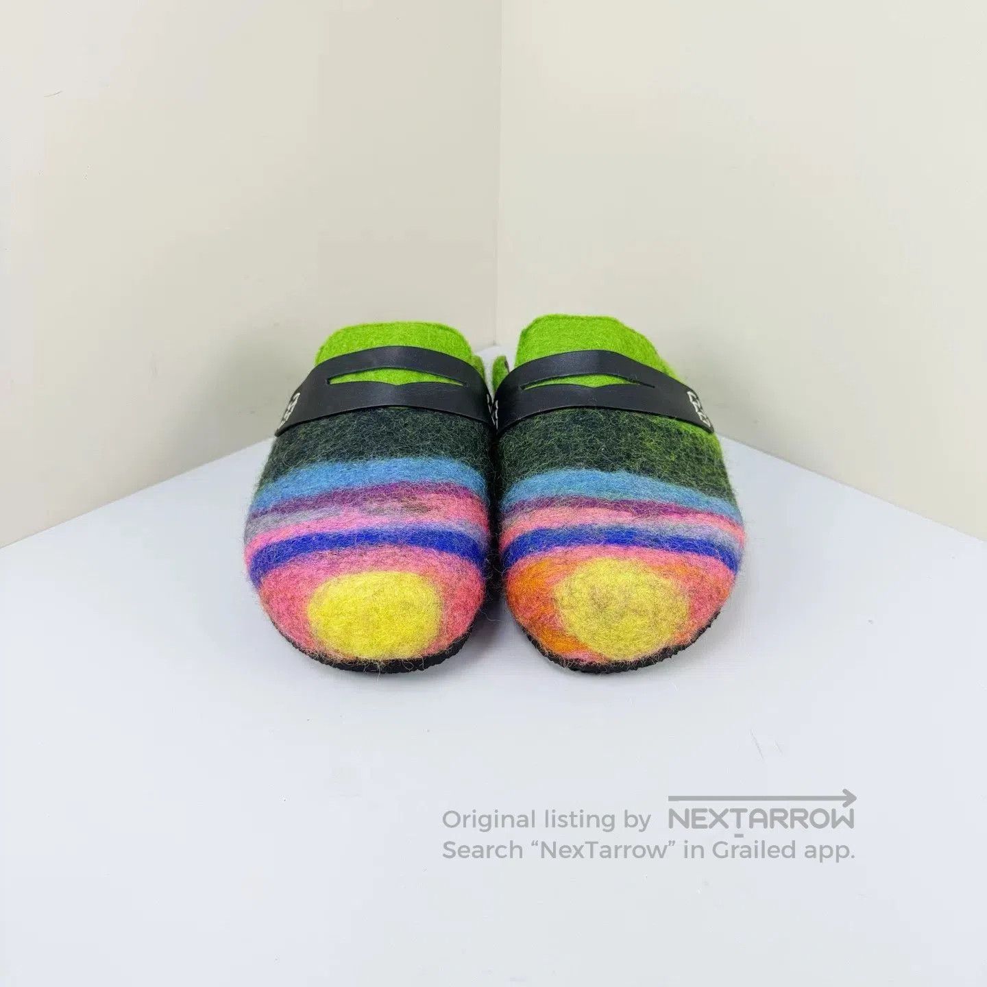 JW Anderson JW Anderson Colorful Felt Birkenstock Slippers. Size US 7 / EU 40 - 2 Thumbnail