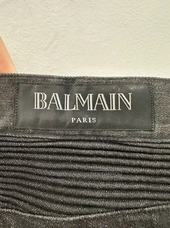 Balmain Balmain Men's Gray Denim Casual Pants . Size US 28 / EU 44 - 4 Thumbnail