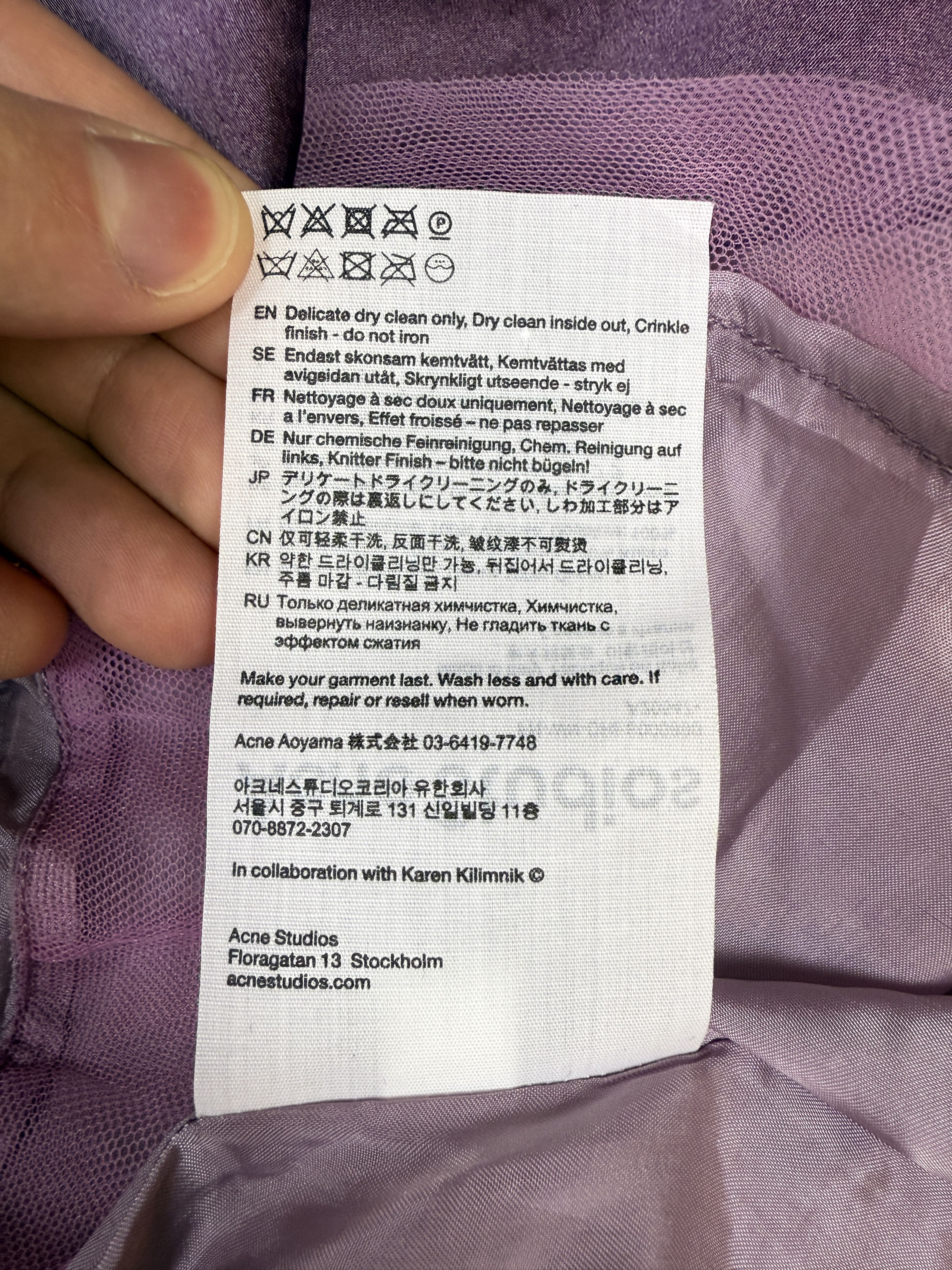 Acne Studios $580 Acne Studios Printed Slip Mini Dress Size M / US 6-8 / IT 42-44 - 11 Thumbnail
