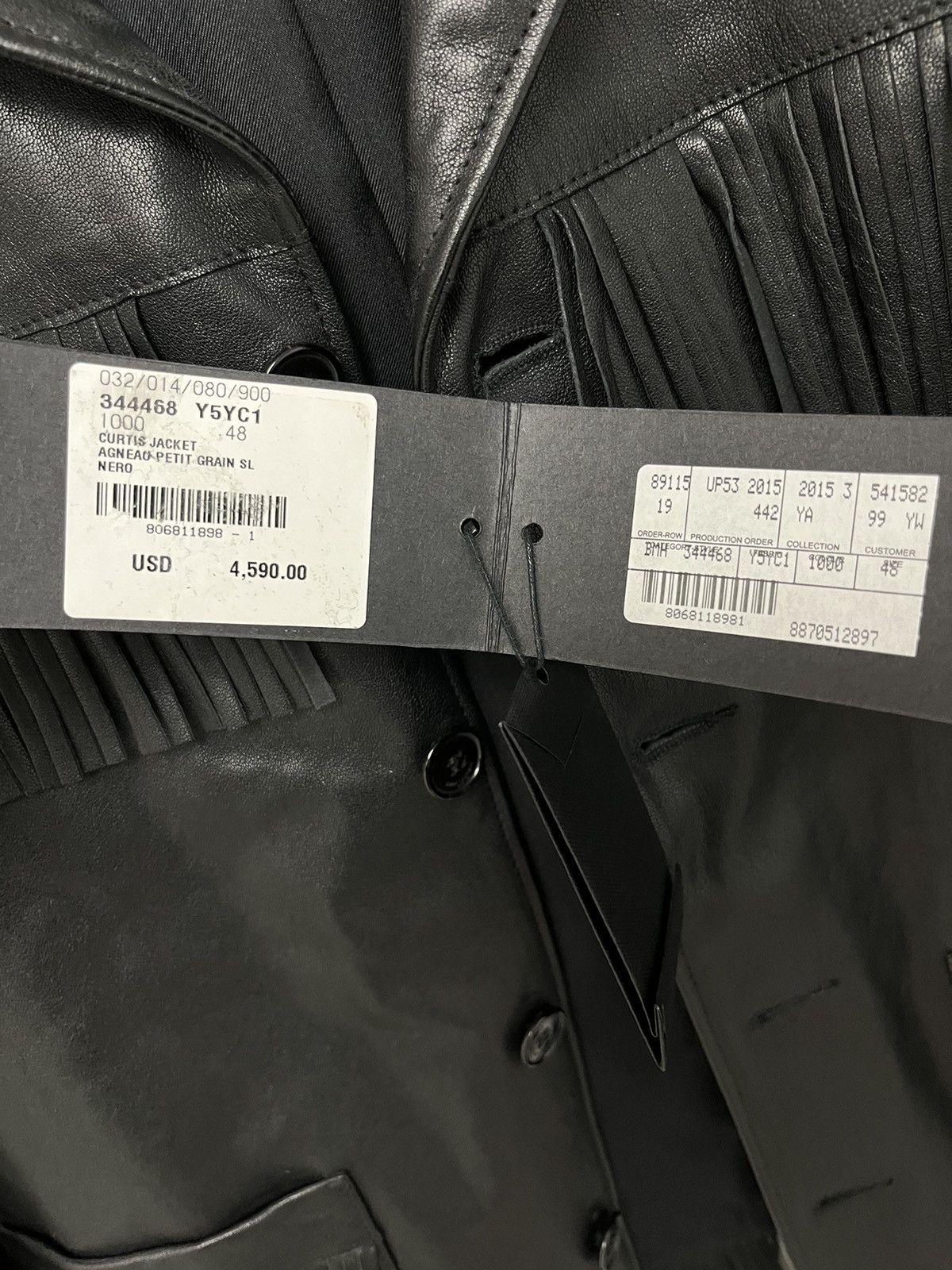 Saint Laurent Paris L12 Curtis Fringe Leather Jacket. Size euro 48 Size M / US 6-8 / IT 42-44 - 21 Thumbnail