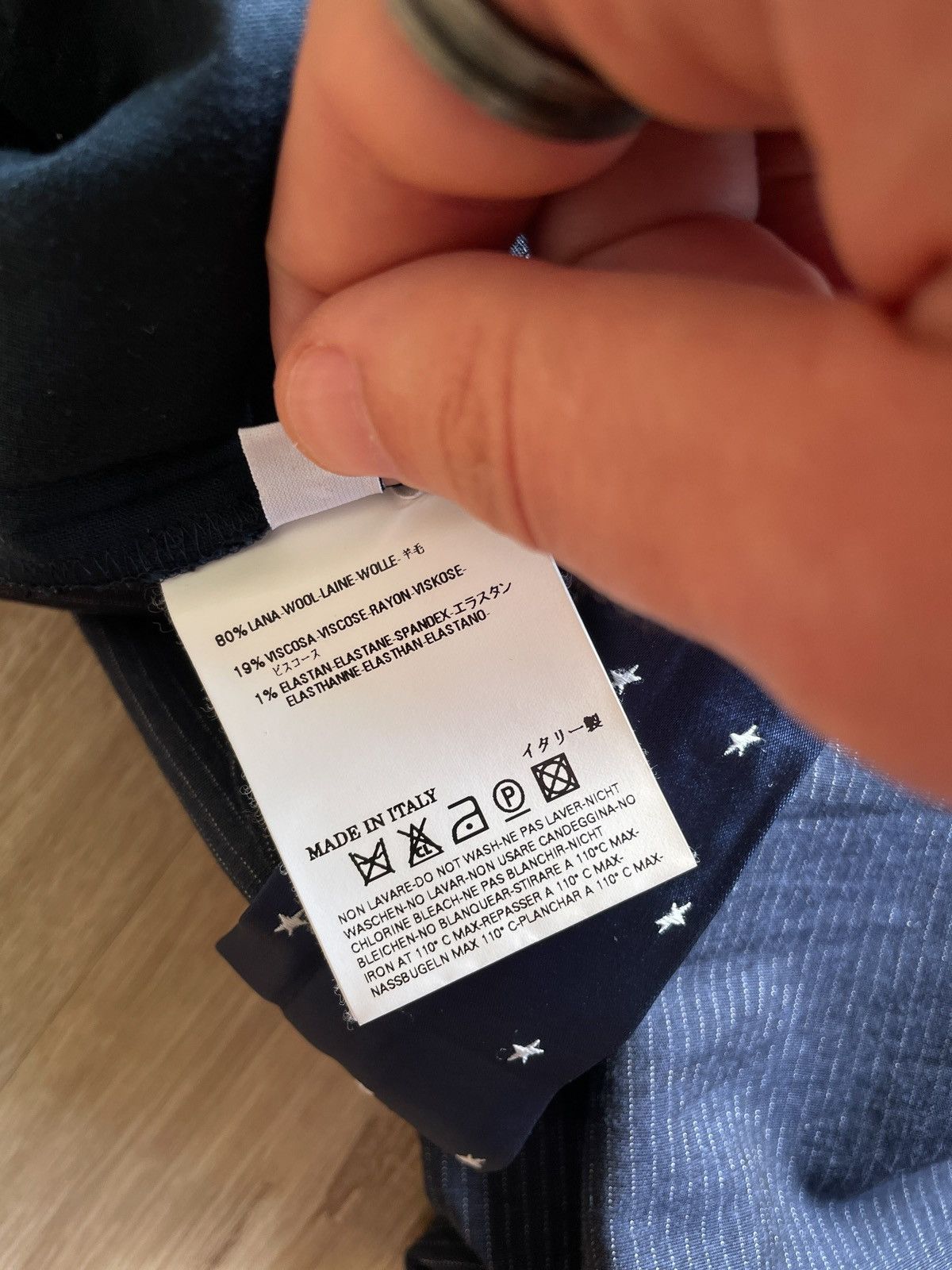 Maison Margiela Maison margiela spring 2007 Wool stapled lining trousers Size US 30 / EU 46 - 7 Thumbnail