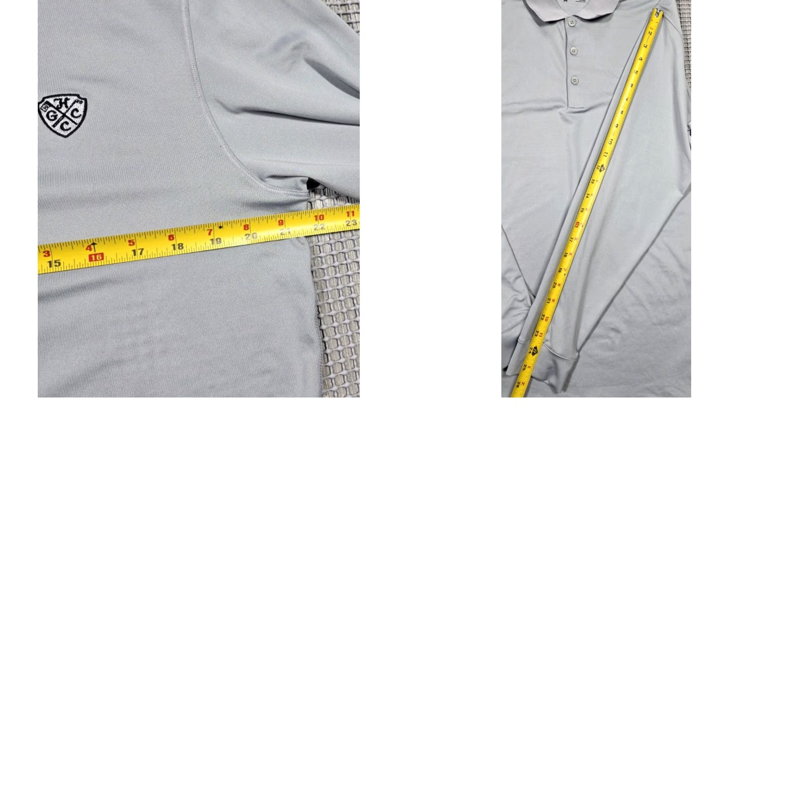 Adidas Adidas Polo Shirt Mens M Gray Hempstead Golf Country Club Long Sleeve Stretch Polo Shirt M Gray Adidas Golf Country Club Hempstead Long Sleeve Stretch Size US M / EU 48-50 / 2 - 9 Thumbnail