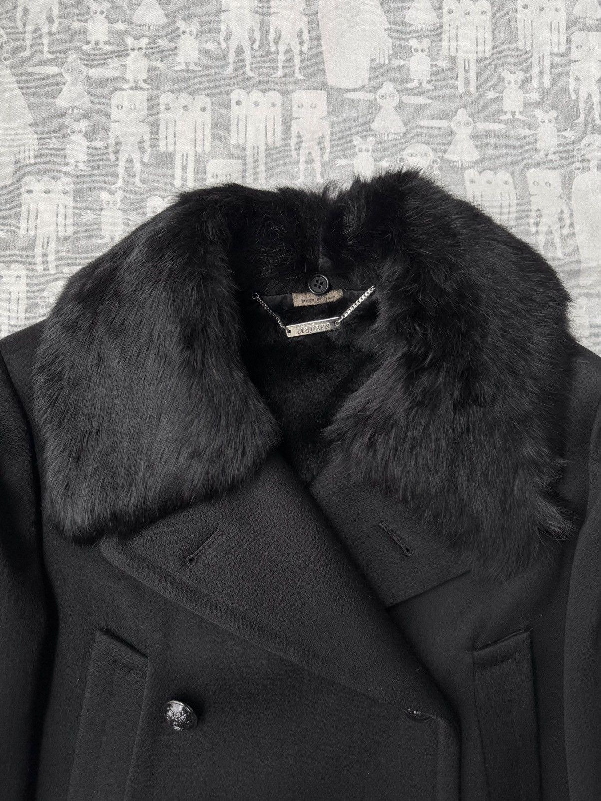 Alexander McQueen Alexander McQueen AW08 Fur Lined Double Breasted Jacket Size M / US 6-8 / IT 42-44 - 2 Thumbnail