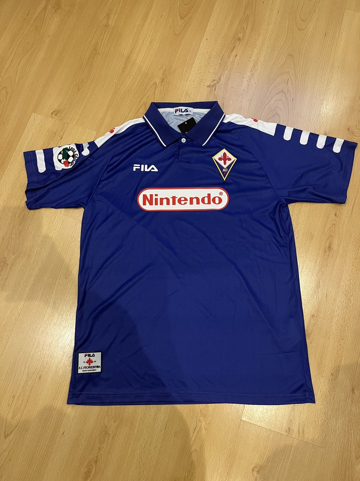 98-99 ACフィオレンティーナ FILA イタリア製 検/ 任天堂 Y2K