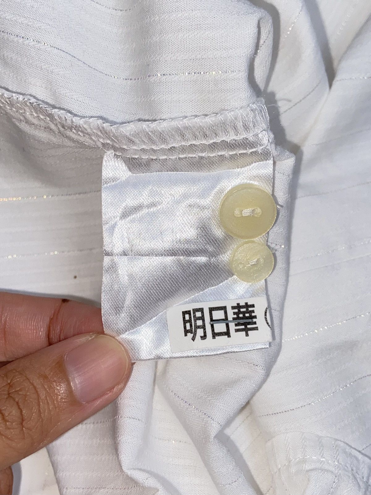 Yohji Yamamoto SACSNY Y’SACCS White Shirt Size US L / EU 52-54 / 3 - 12 Thumbnail
